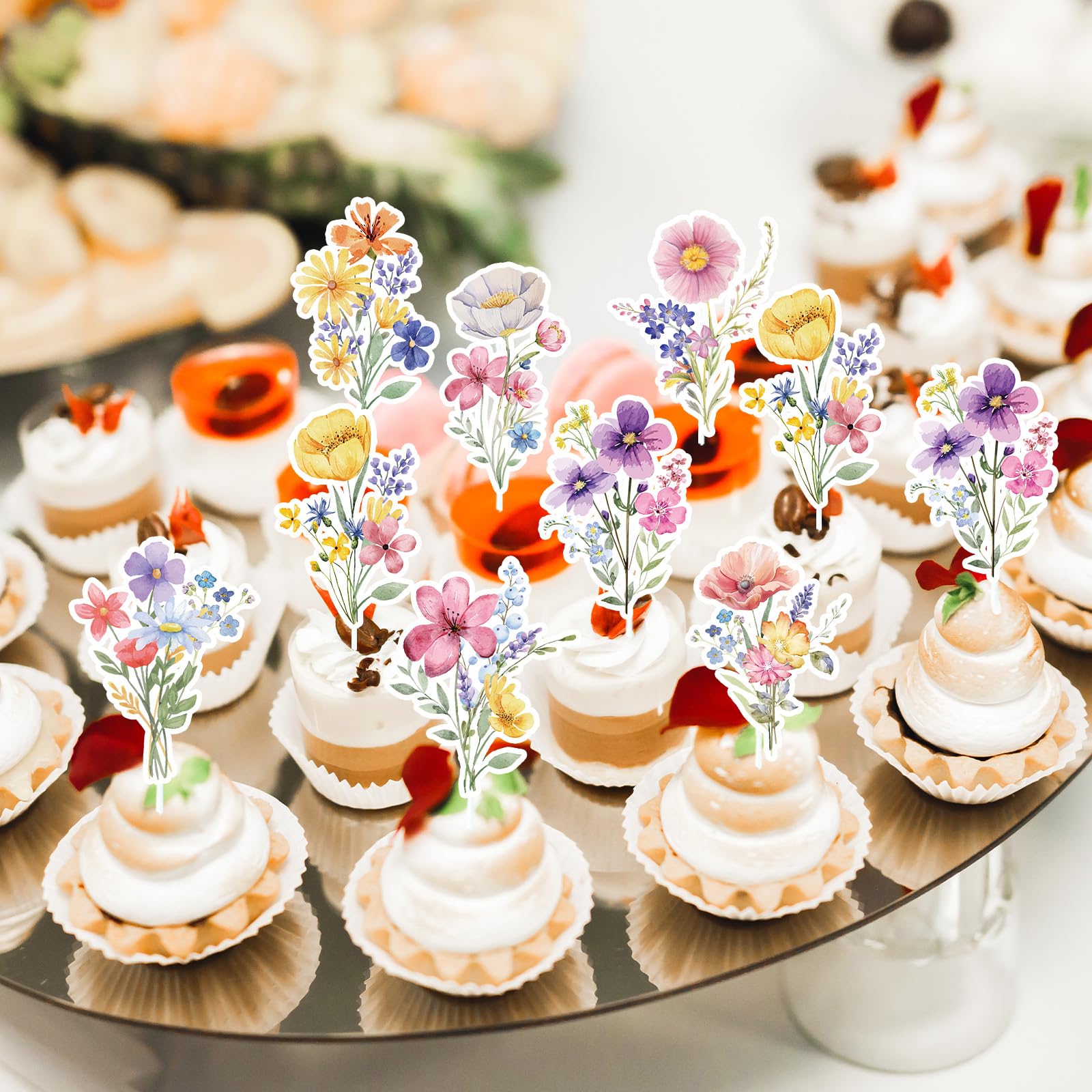 Wildflower Cupcake Toppers Aazon.co: Deorfuy Truck Birthday Party