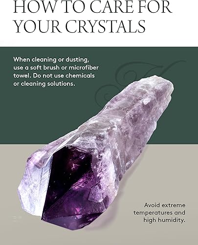 Miniatura 5 de KALIFANO Punta de amatista grande con efectos curativos y calmantes, varita de reiki de alta energía brasileña Amatista Piedras Elestial utilizada