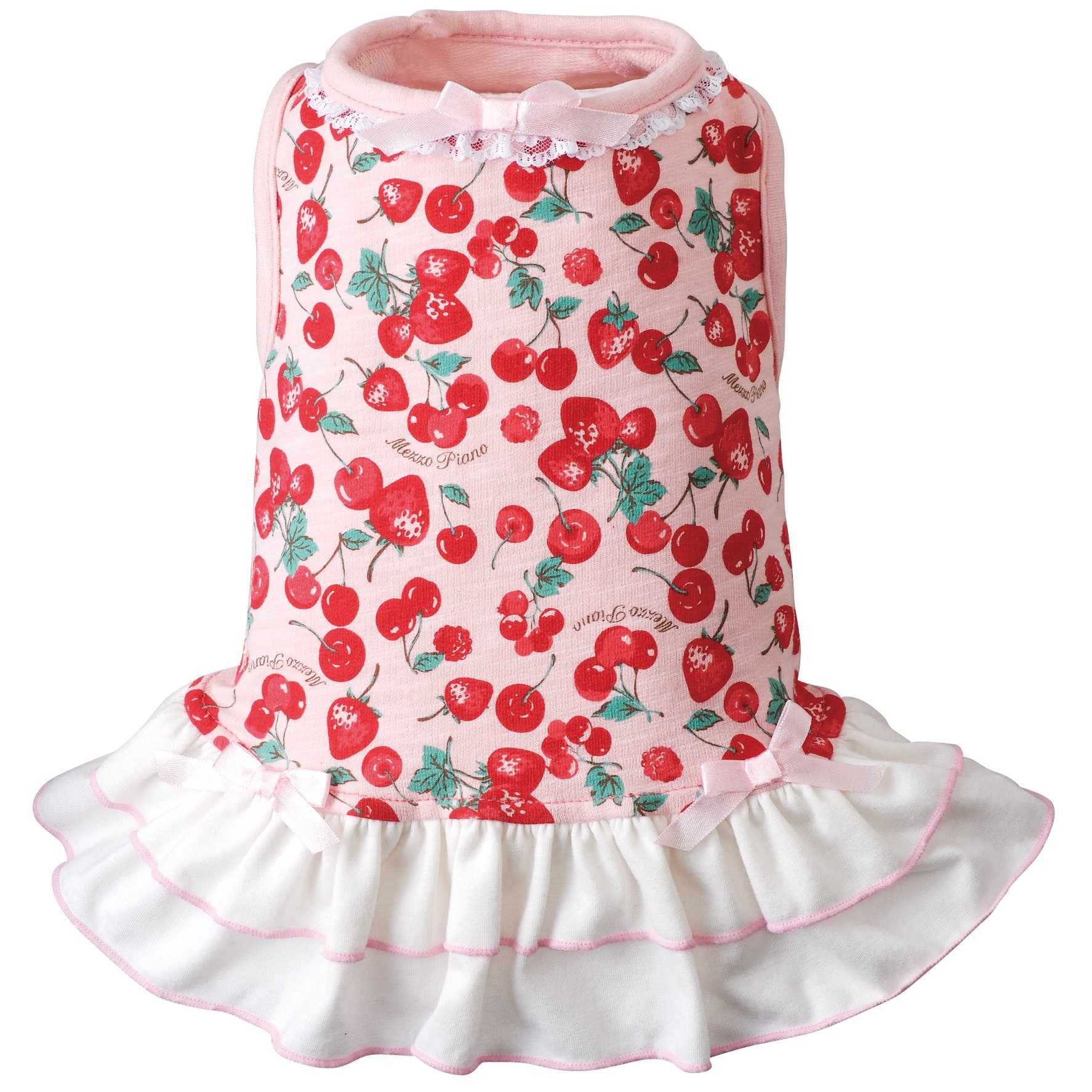 mezzo piano ピンク フリルタンクトップ Amazon | メゾピアノ フリルタンクトップ ピンク S | メゾピアノ