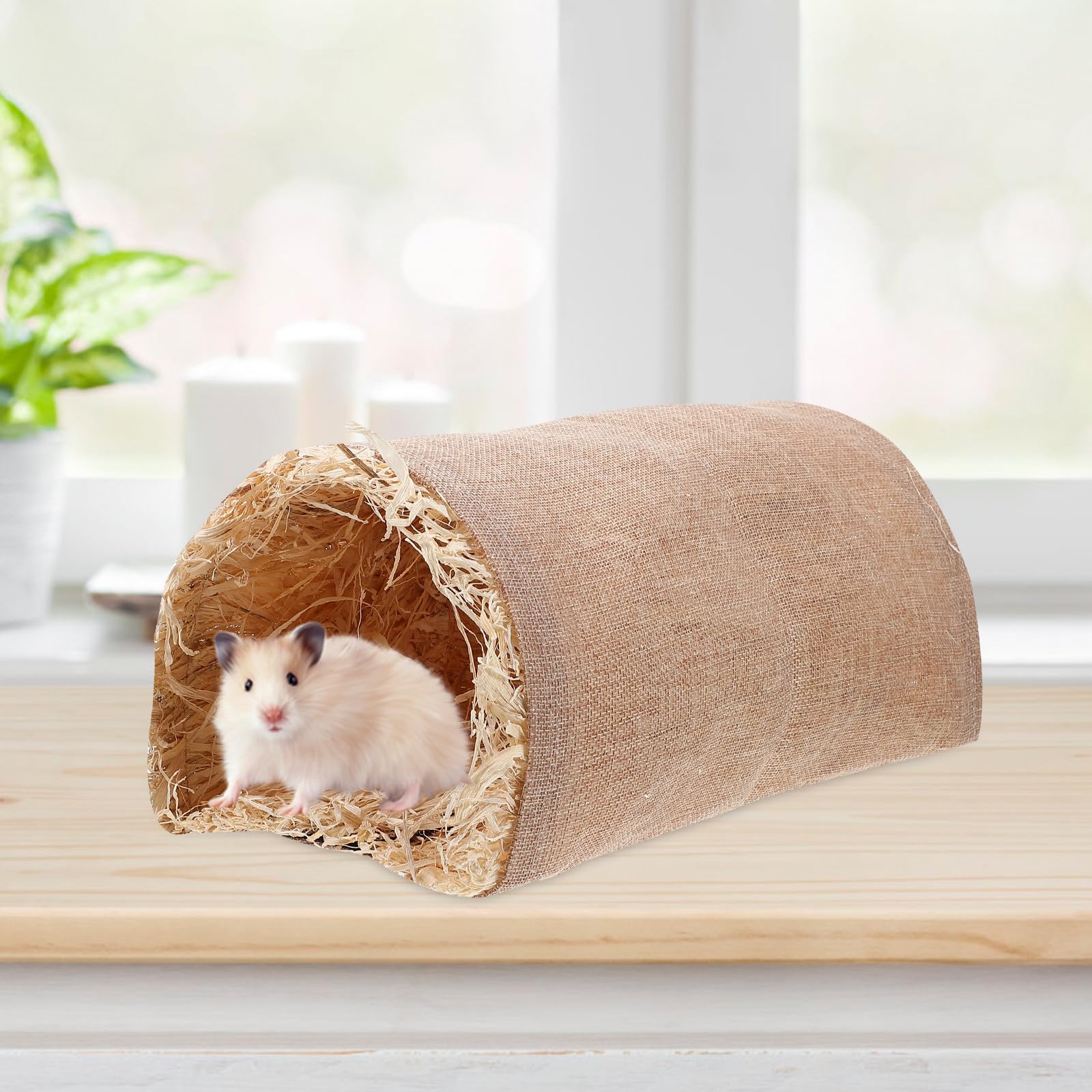 Hamsterwarmes Nest als Tunnelhaus, Schlafhöhle und Hideaway