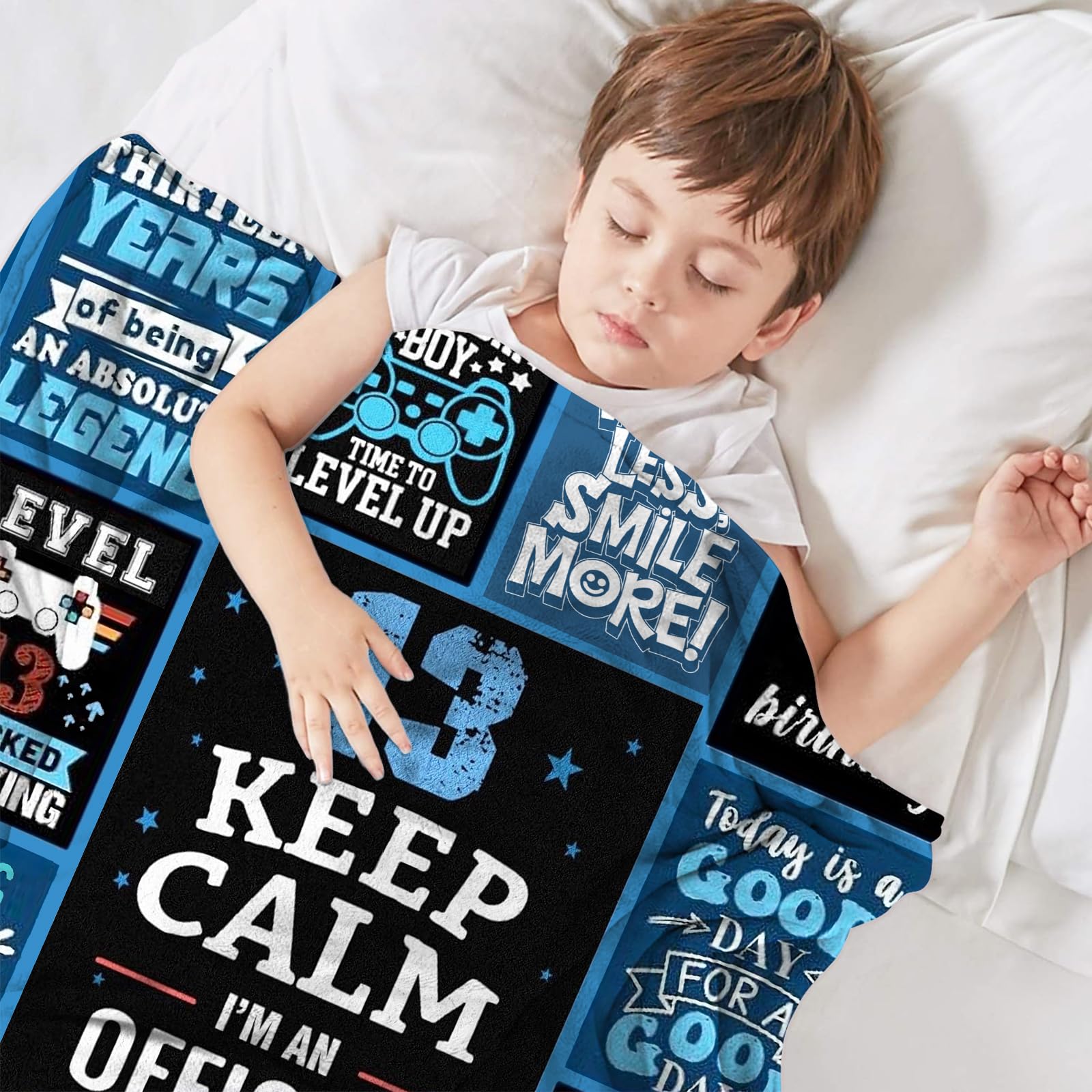 Birthday Gifts For 13 Year Old Boys 13th Birthday Blanket For Boys