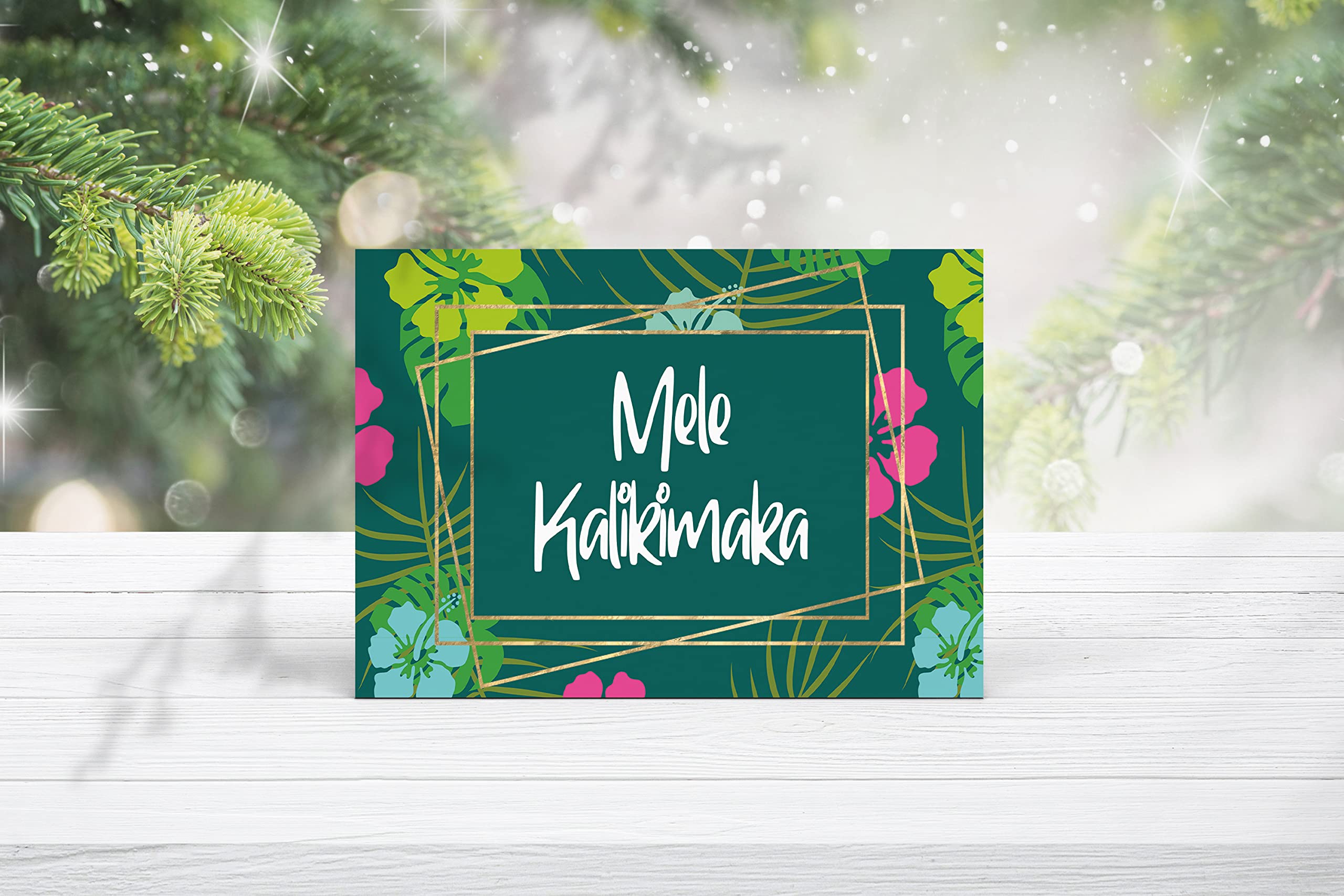 Amazon | Red Door Inspirations Mele Kalikimaka ハワイ トロピカル