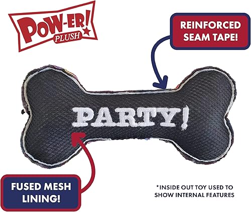 Miniatura 5 de Huxley & Kent Paquete para perros  Pajarita grande de fútbol HK y fútbol grande  Juguete de peluche para perros y collar de gancho y bucle