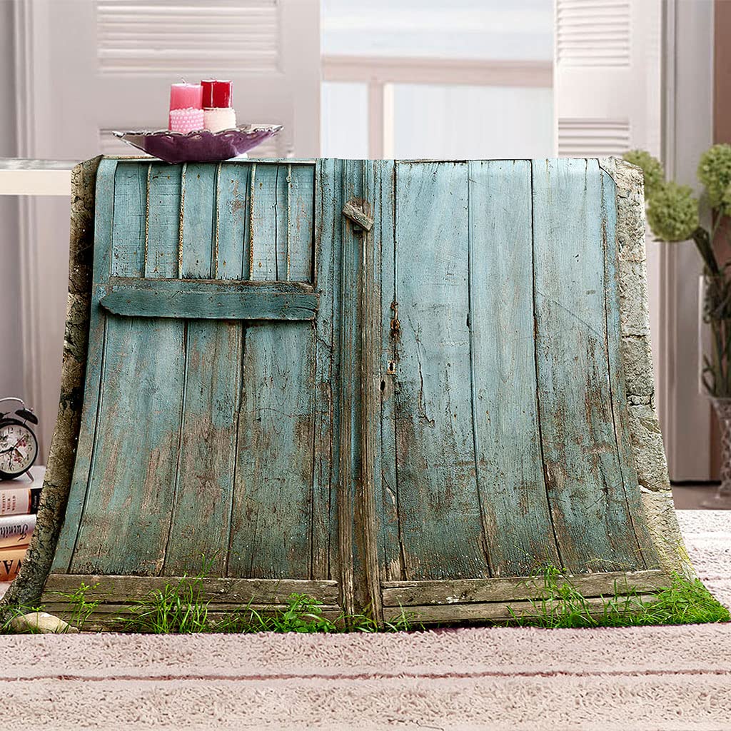 Couverture polaire douce shabby pour vos soirées cocooning