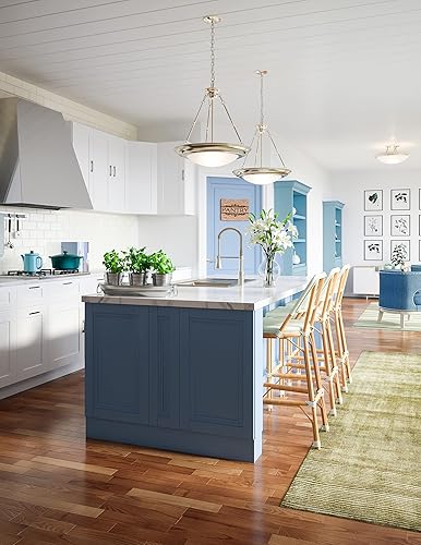 Miniatura 5 de Design House 562561 Spencer Grifo de cocina de chef de estilo comercial de una sola manija, níquel satinado