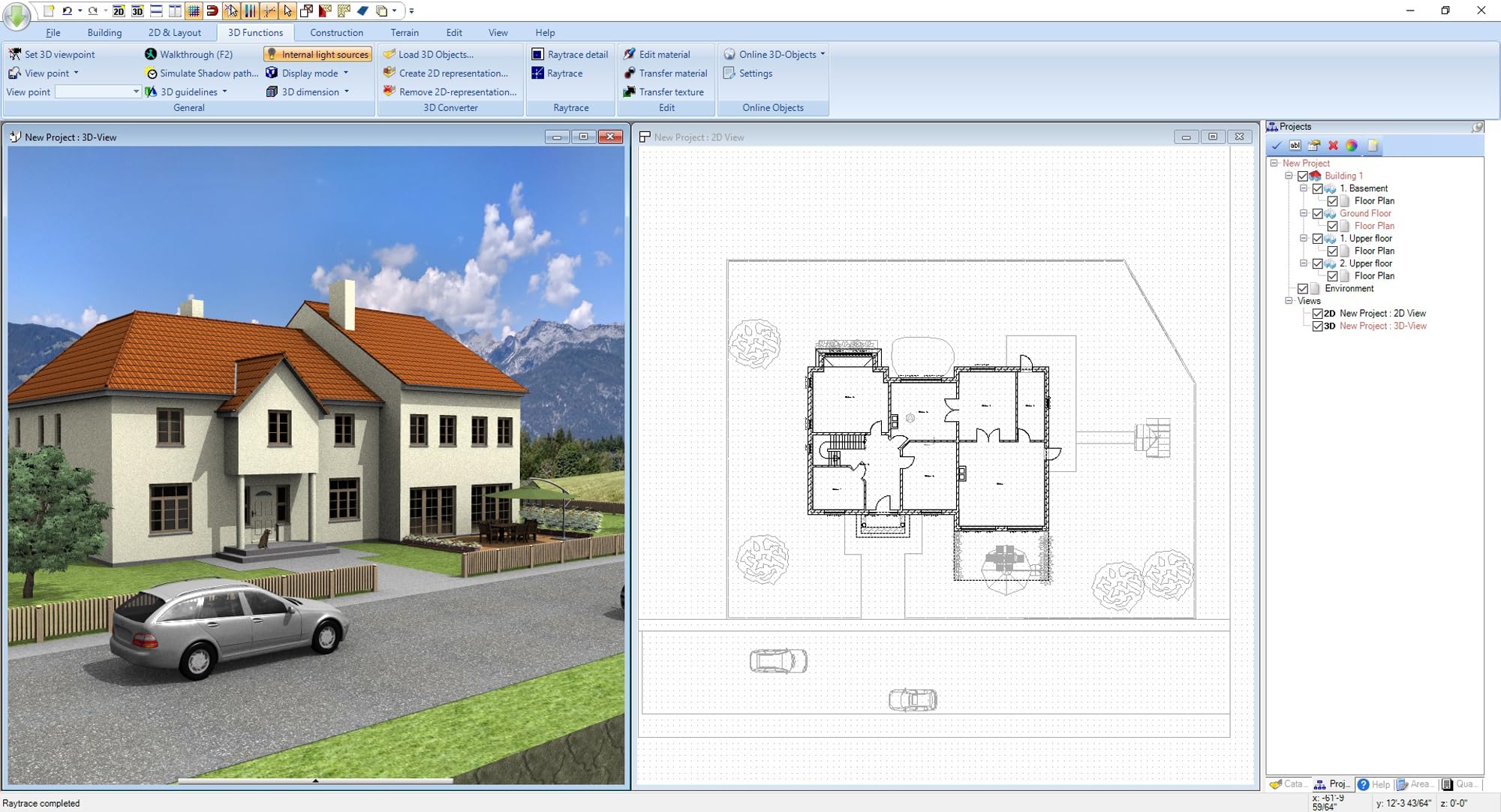 Home Design 11 PRO - 3D-Hausplaner für Grundrisse, Räume, Dächer, Architektur, Haus, Wohnplaner, Garten für Win 11, 10