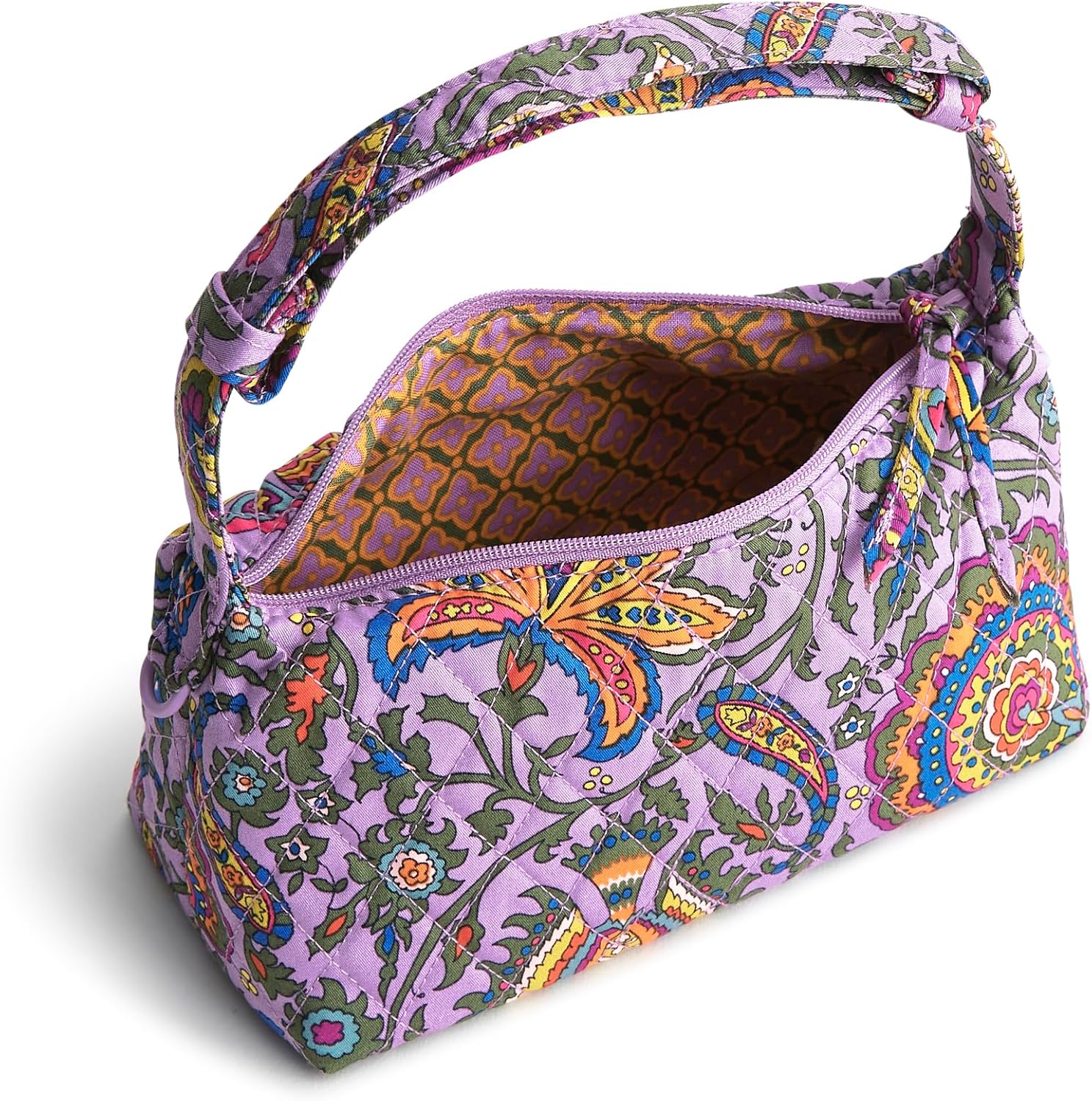 womens Premium Cotton Roxbury Crescent Crossbody Bag - Image 5