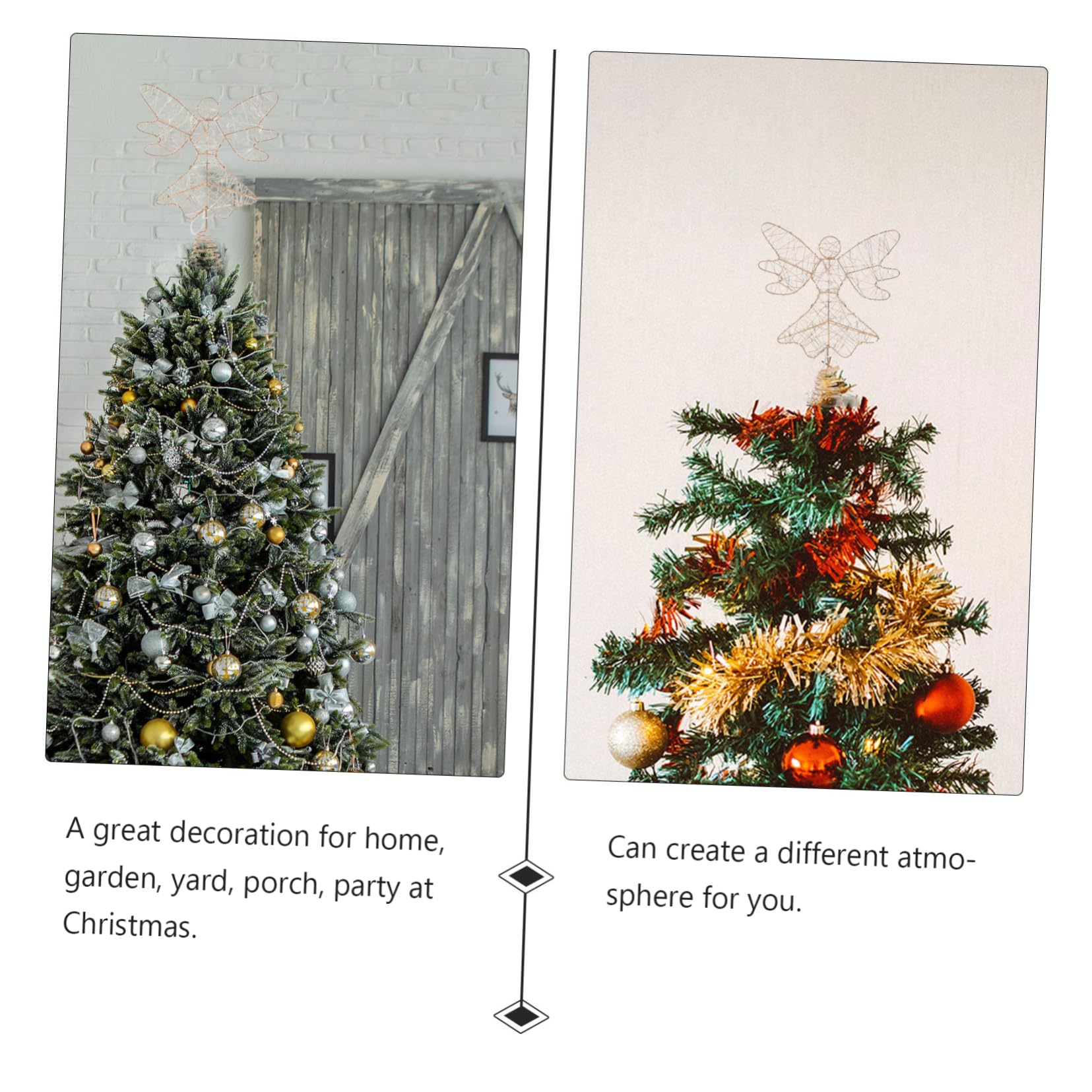 Zerodeko 3stücke Weihnachtsbaum Baumspitze Mit Lichtern Weihnachtsdeko Für Festlichkeiten Und Zuhause Als Weihnachtsbaumtopper Für Festliche Anlässe
