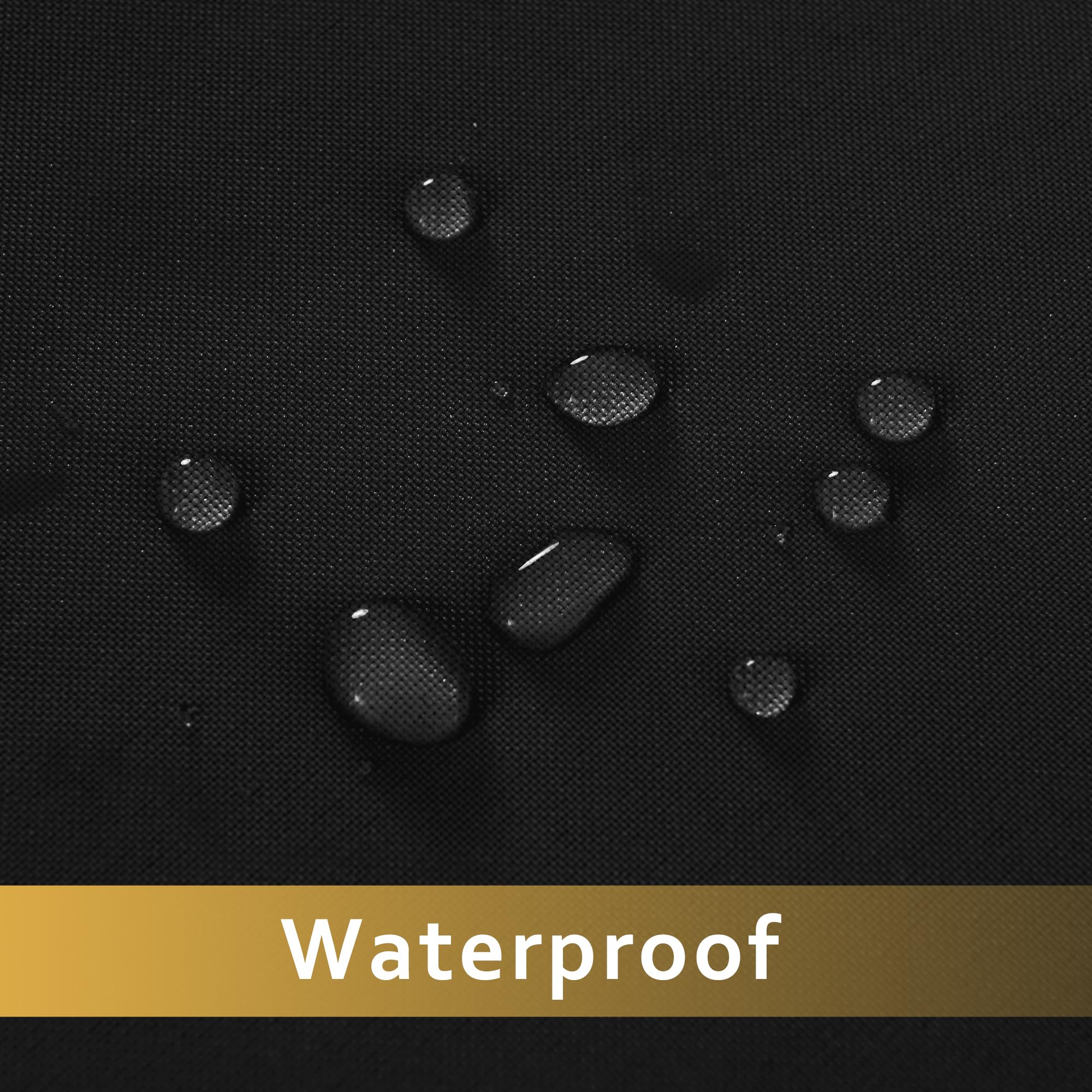 JIUZHEN Black Waterproof Polyester Table Cloth 1 Pack, Fitted Tablecloths for 8 Foot Tables, 96 x 30 Inch Rectangular Tablecloth for Events, Weddings, Parties, Banquets - 5