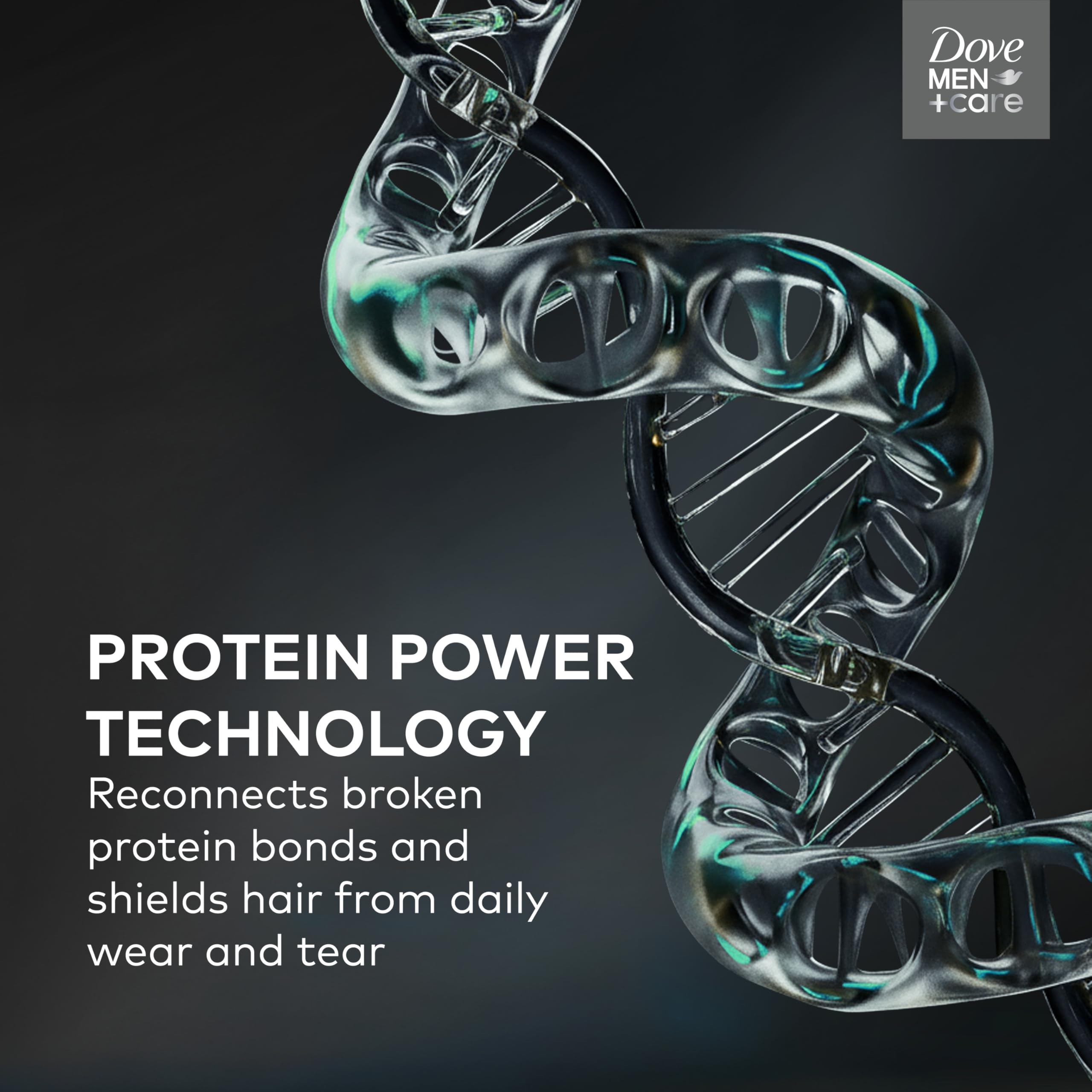 Dove Men+Care 2-in-1 Shampoo + Conditioner 1 ct Dandruff Defense to Moisturize Hair & Scalp, with Pyrithione Zinc, 18 FL OZ