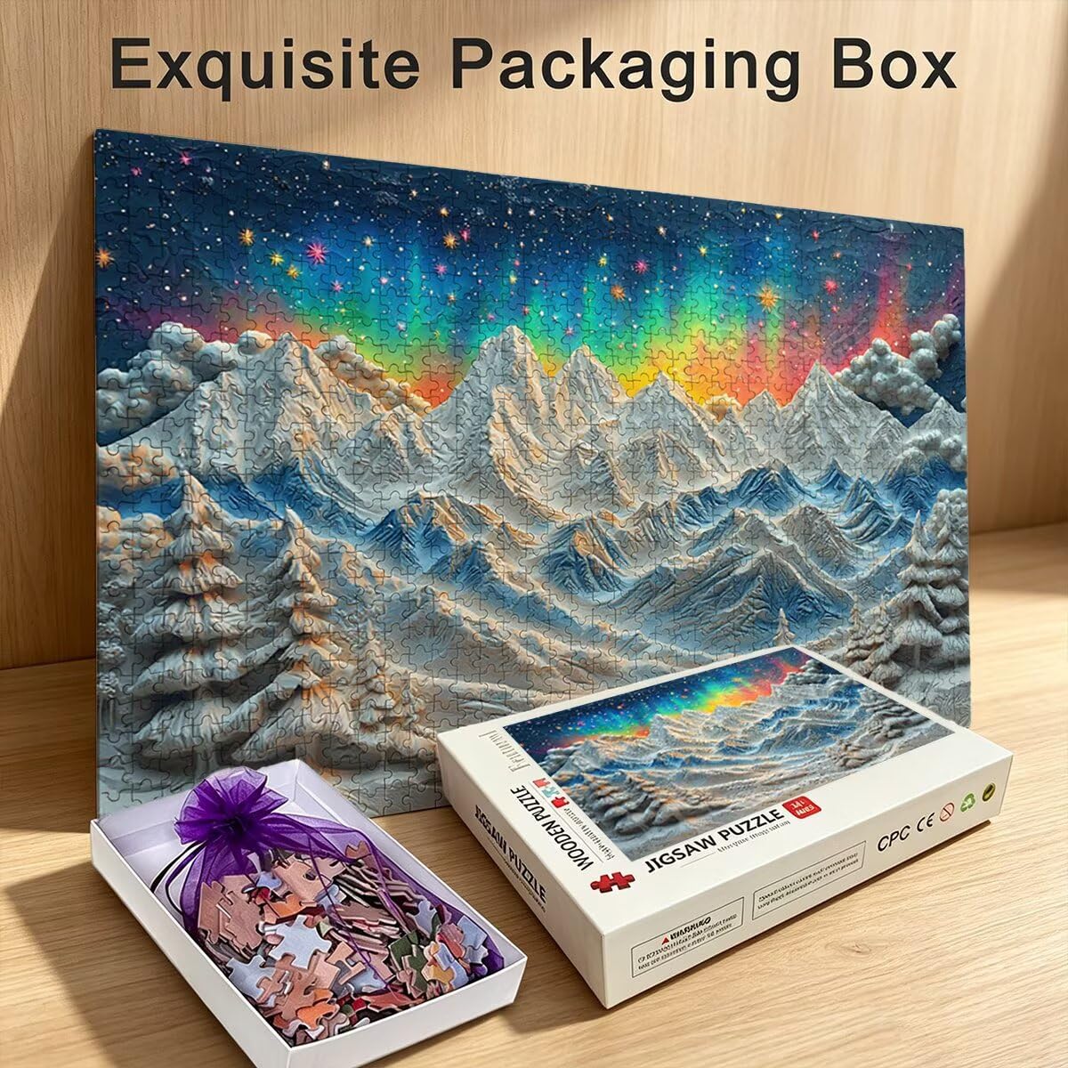 Puzzle 2000 Pezzi, Puzzle Aurora, Legno Pezzi, Regalo Donna Uomo -12057