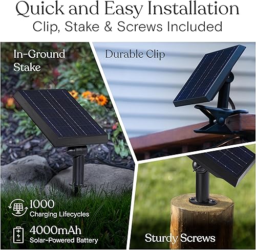 Miniatura 4 de Brightech Ambience Pro Super Bright Solar - Luces de cadena solares superbrillantes para exteriores con control remoto de 48 pies con 15 bombillas