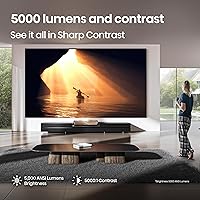 Vista 7 de Hisense L9Q Proyector láser triple con distancia de proyección ultracorta, 4K UHD, 5,000 lúmenes ANSI, contraste 5000:1, 80” - 200”, Dolby Vision