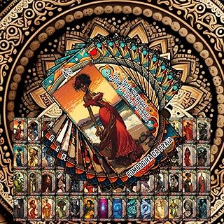 Tarot dos Guardiões com Significados. Oráculo dos Guardiões. Em Português. Deck com 56 Cartas com Ilustrações Exclusivas. Oráculo Artesanal Personalizado