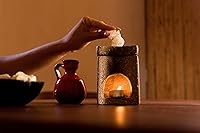 Vista 5 de Incienso de Copal de México 100% puro natural orgánico blanco maya Copal Rocks 3.5 onzas / 100 grs. para preservar el aroma viene en pedazos.