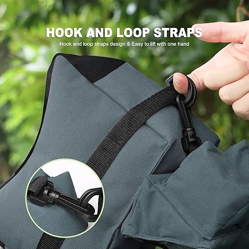 Miniatura 5 de Bolsas de descanso con relleno de dos piezas para deportes de objetivo  Soporte delantero y trasero para tiro de campo