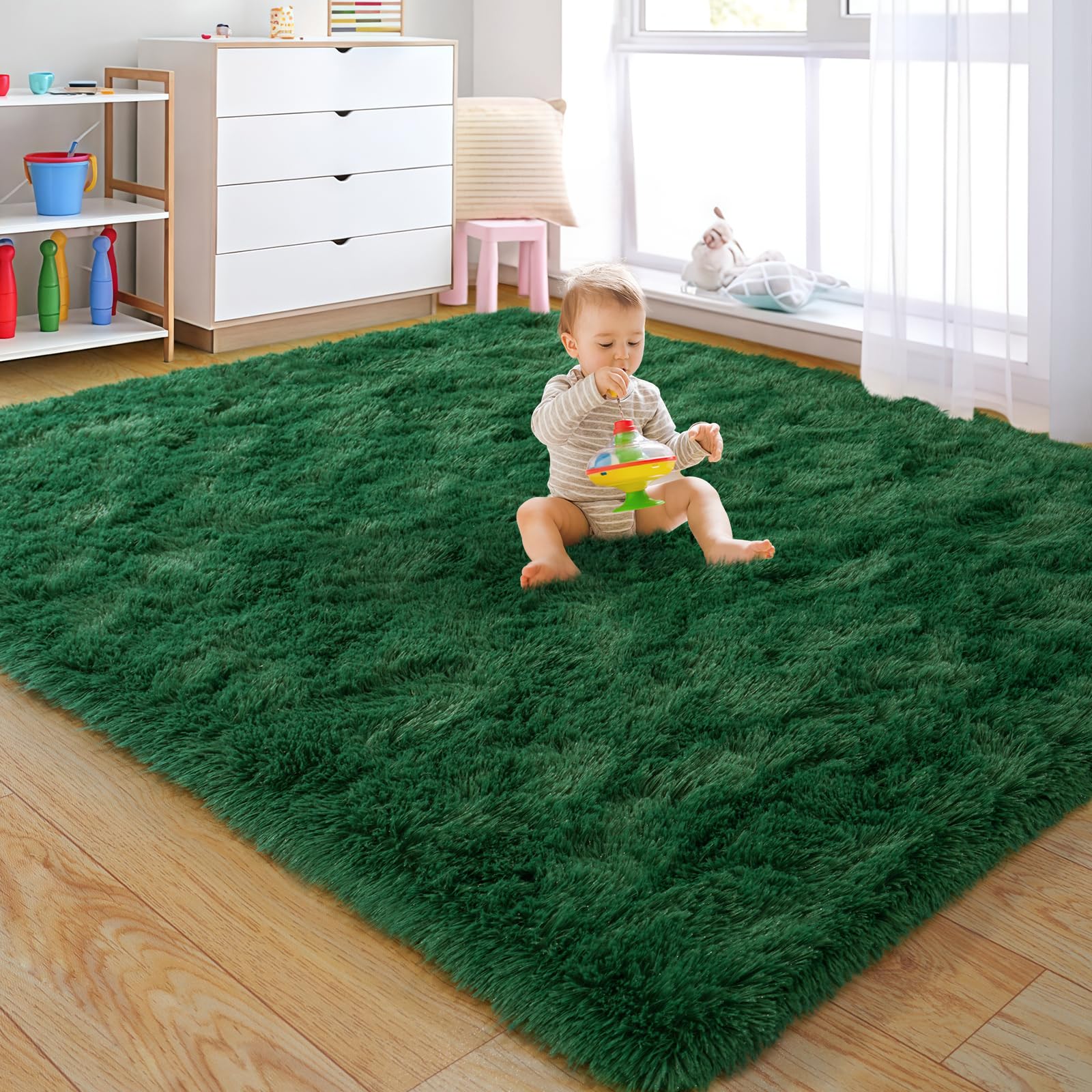 Amazon.com: Rezutan 5x7 Feet Shaggy Area Rug - Super Soft Plush