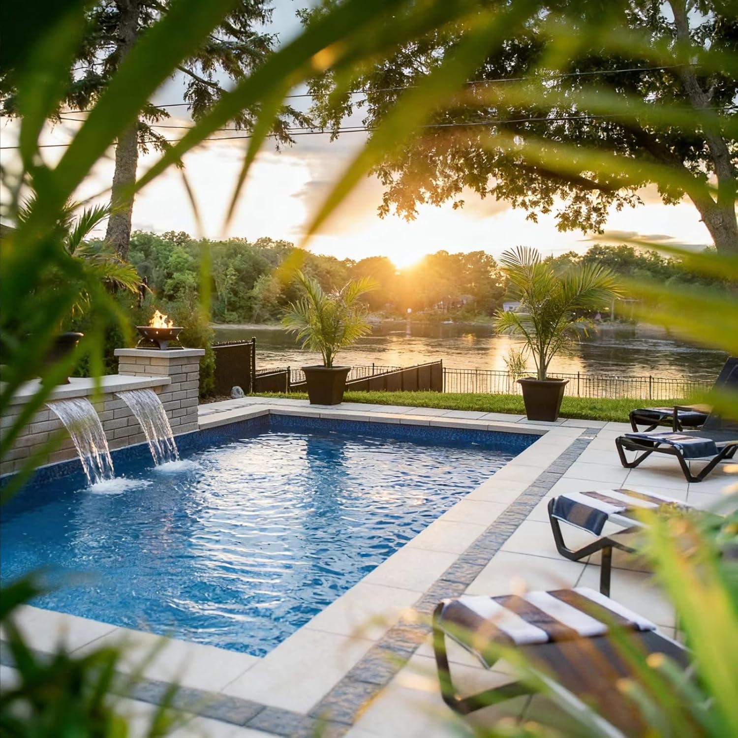 Swimming Pools for Outdoor Use, Custom In-ground Pools for Resorts and Hotels, Easy to Install and Maintain