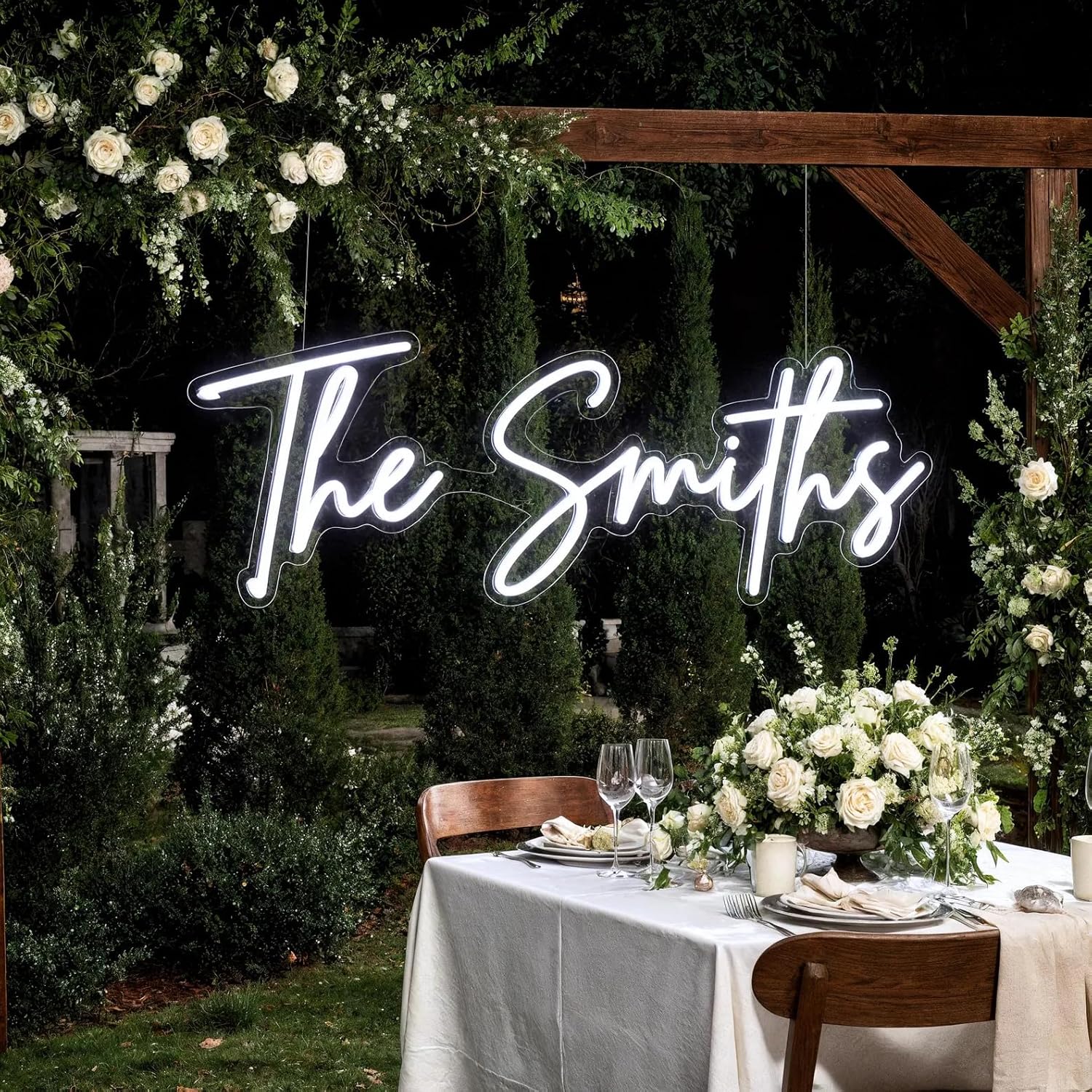 Custom Neon Signs,Personalized Large LED Neon Signs Customizable for Wedding Birthday Party Bedroom Bar Salon Beauty Night Light&Company Logo or Business Signs, Light Up Name Sign, Name Neon Signs.