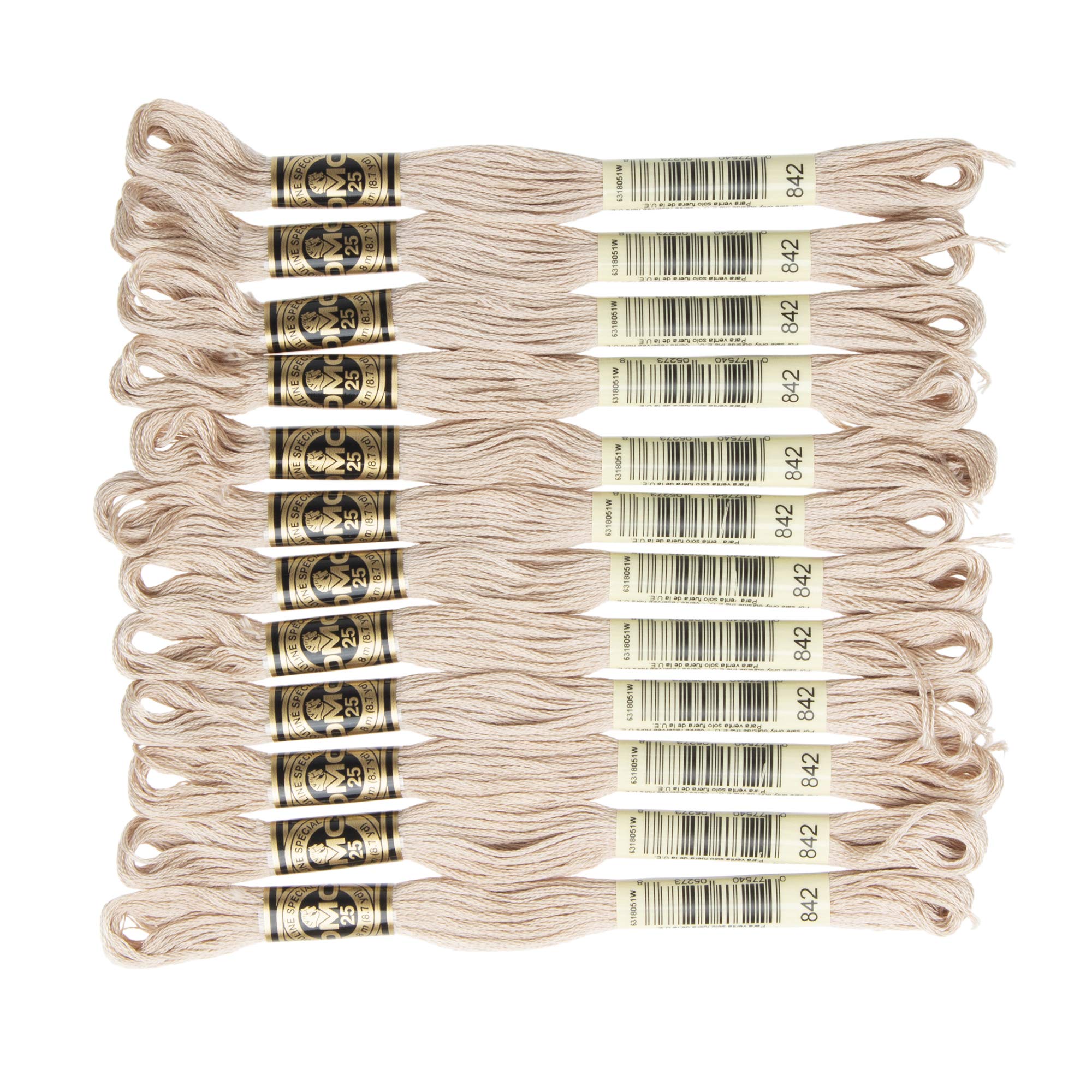 DMC 6-Strand Embroidery Cotton Floss, Very Light Beige Brown