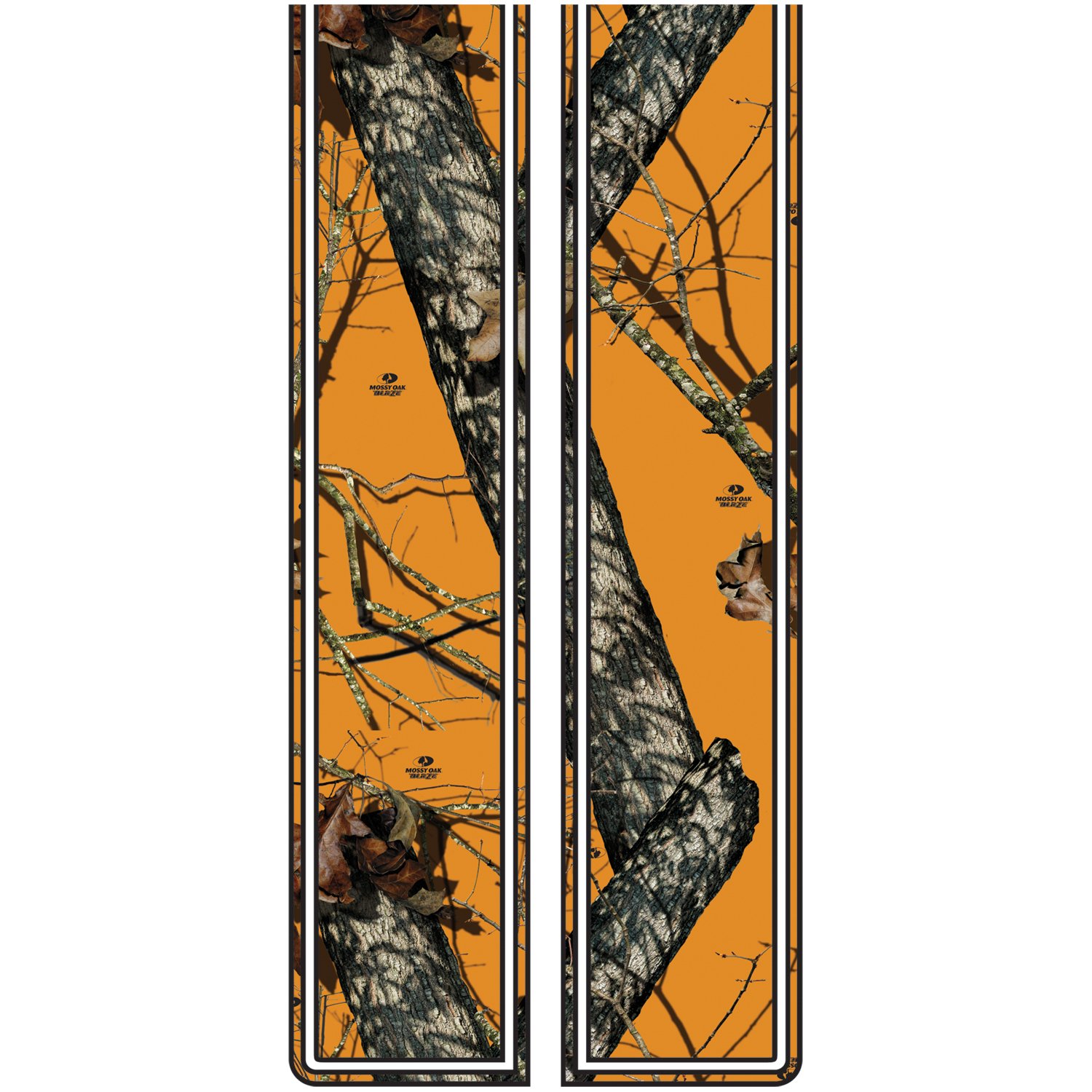 Bandes de rallye Mossy Oak Graphics 12101-L-BZ Blaze camouflage pour tuning auto
