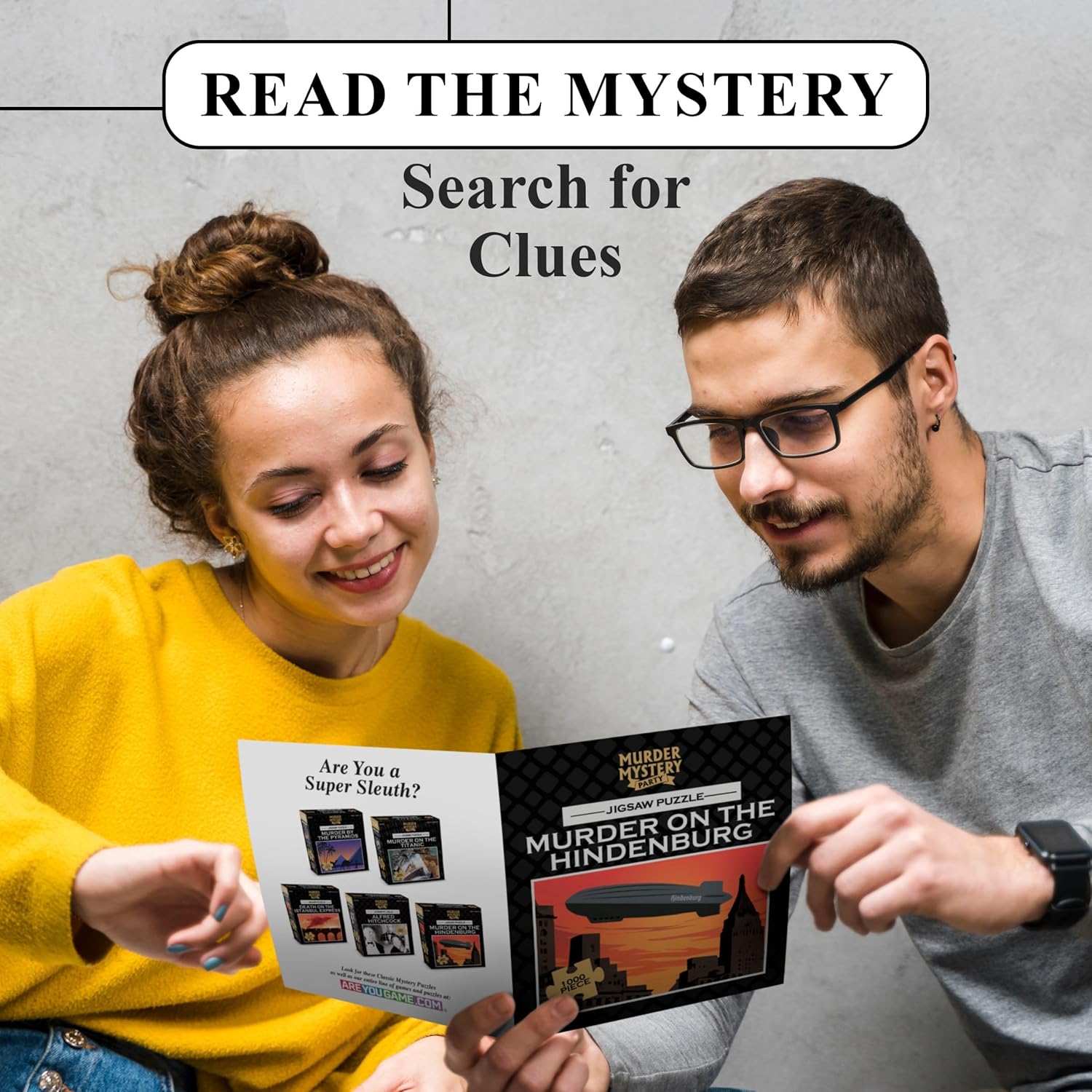 Murder Mystery Party, Classic Mystery Jigsaw Puzzle, Murder on The Hindenburg, 1,000 Piece Jigsaw Puzzle