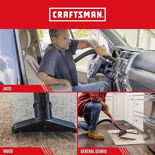 Miniatura 4 de CRAFTSMAN CMXZVBE38854 - Filtro de vacío de repuesto para aspiradora de uso general en seco y húmedo para la mayoría de aspiradoras de tienda de