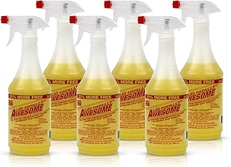 La's Totally Awesome All Purpose Cleaner Spray – 24oz (Pack of 6) Heavy Duty Multi-Surface Degreaser & Stain Remover – Ready-to-Use Cleaning Spray for Kitchen, Bathroom, Floors, Auto & More