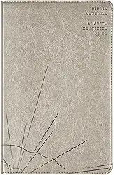 Bíblia Sagrada Slim ACF, Luxo, Couro-Soft, cinza