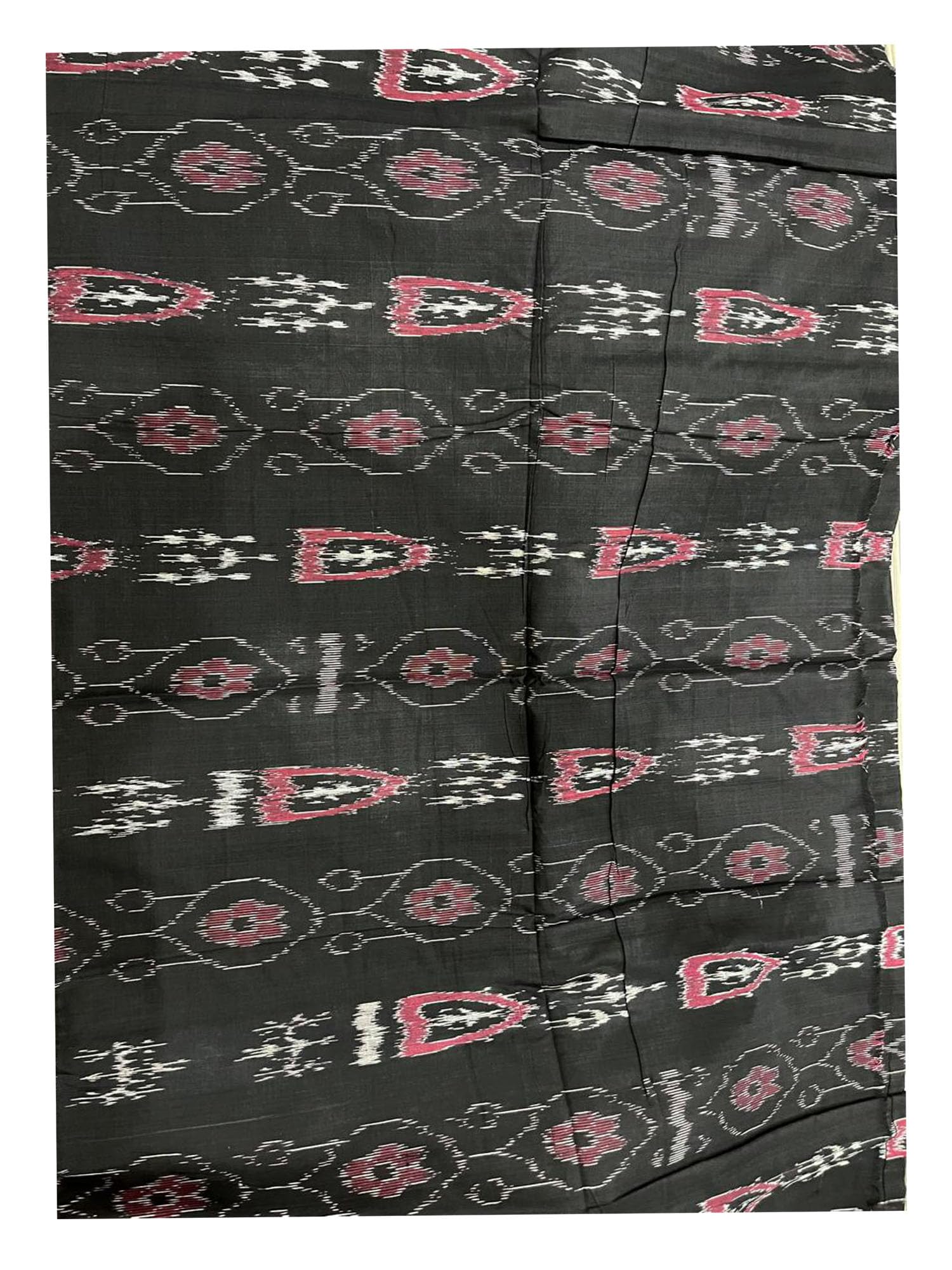Odisha Handloom Sambalpuri UnStitched Kurti Material For Both Men And Women ;Free Size (Black, Cotton)-image-16