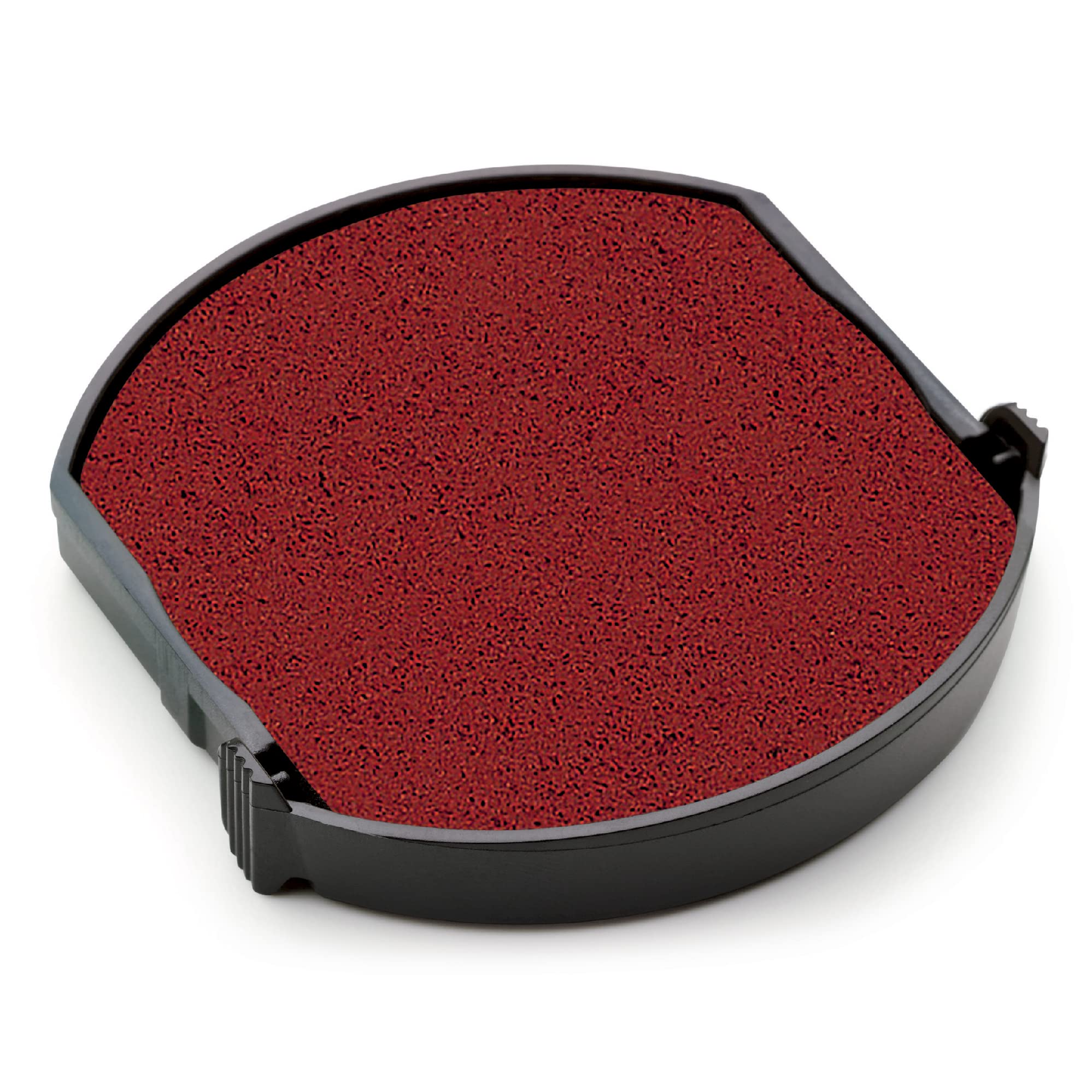 Trodat Printy 4642 Timbro Personalizzato Autoinchiostrante, Max 8 righe, Impronta ROTONDA Ø 42 mm, Rosso, Cartuccia Inchiostro Rosso, per Loghi, Associazioni, Albi, Biblioteche, Shopper, Etichette