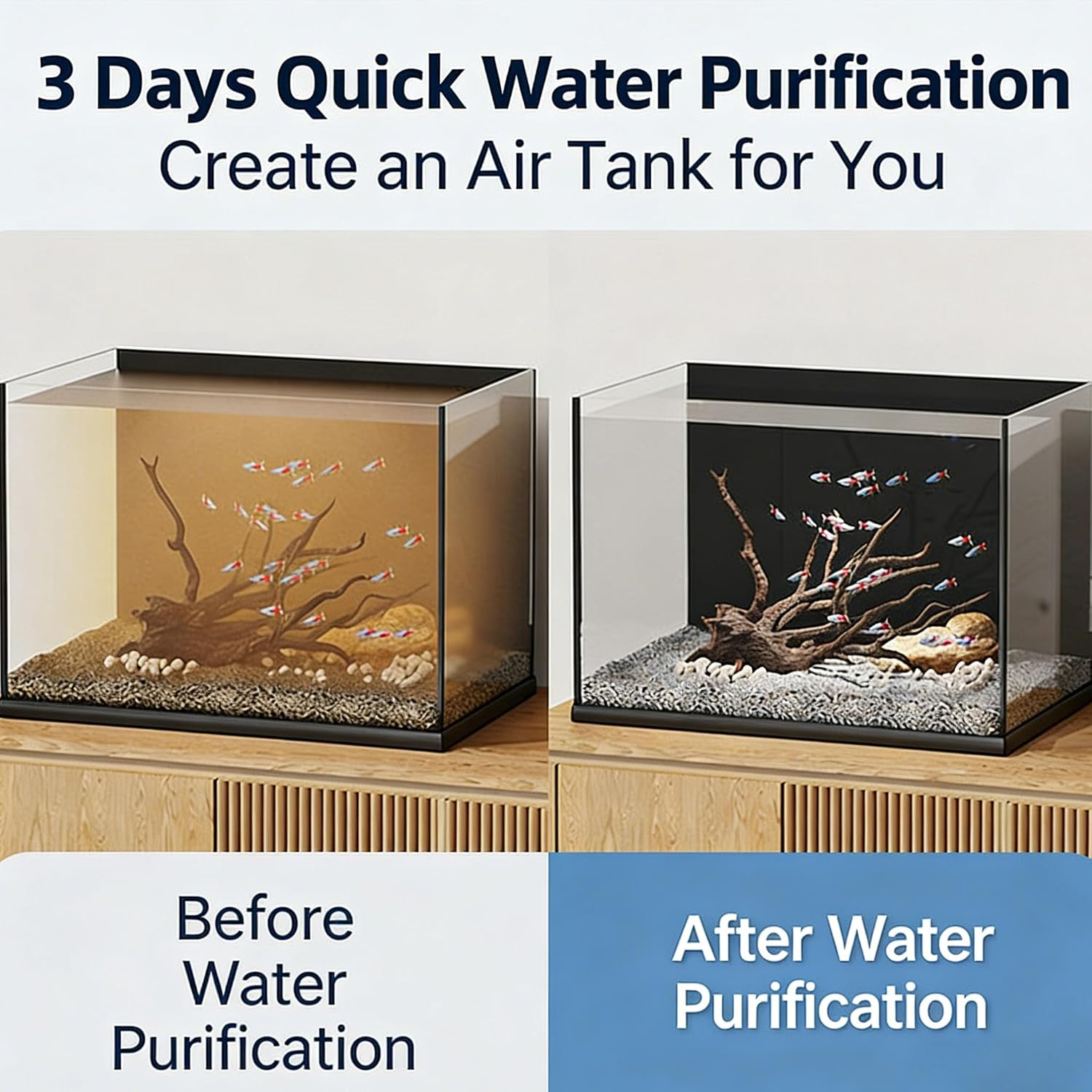 Yanhe Cubic Water Trough Filter 2.0, Activated Carbon Purifier for Fish Tanks, Ponds, Livestock Tanks, Aquarium 2PCS
