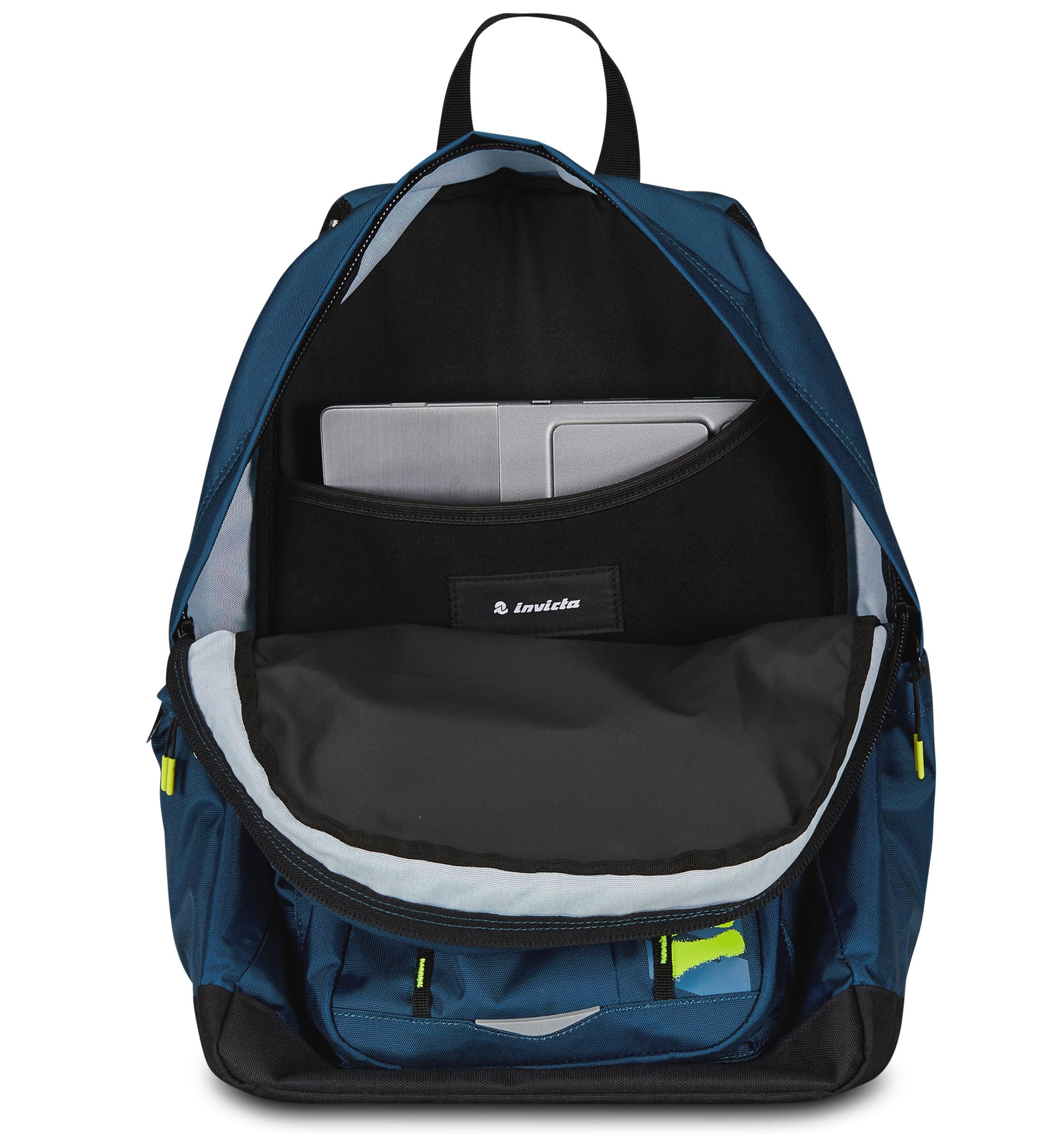 Invicta Zaino JELEK, Doppio Scomparto, Tasca porta pc, Per ragazzi e adulti, Scuola, Tempo Libero, Viaggi