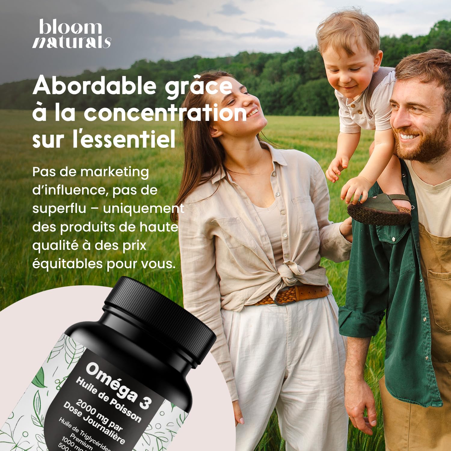 Omega 3 Huile de Poisson – 300 capsules – 2000 mg par jour | Oméga 3 EPA 1000 mg & DHA 500 mg, Forme Triglycéride – fabriqué en Allemagne