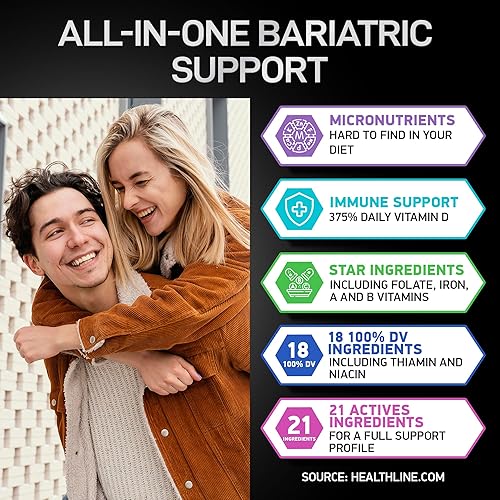 Miniatura 7 de BIOACTIVE LABS Multivitamínico bariátrico con hierro y azafrán optimizado - Paquete para cuerpo y mente