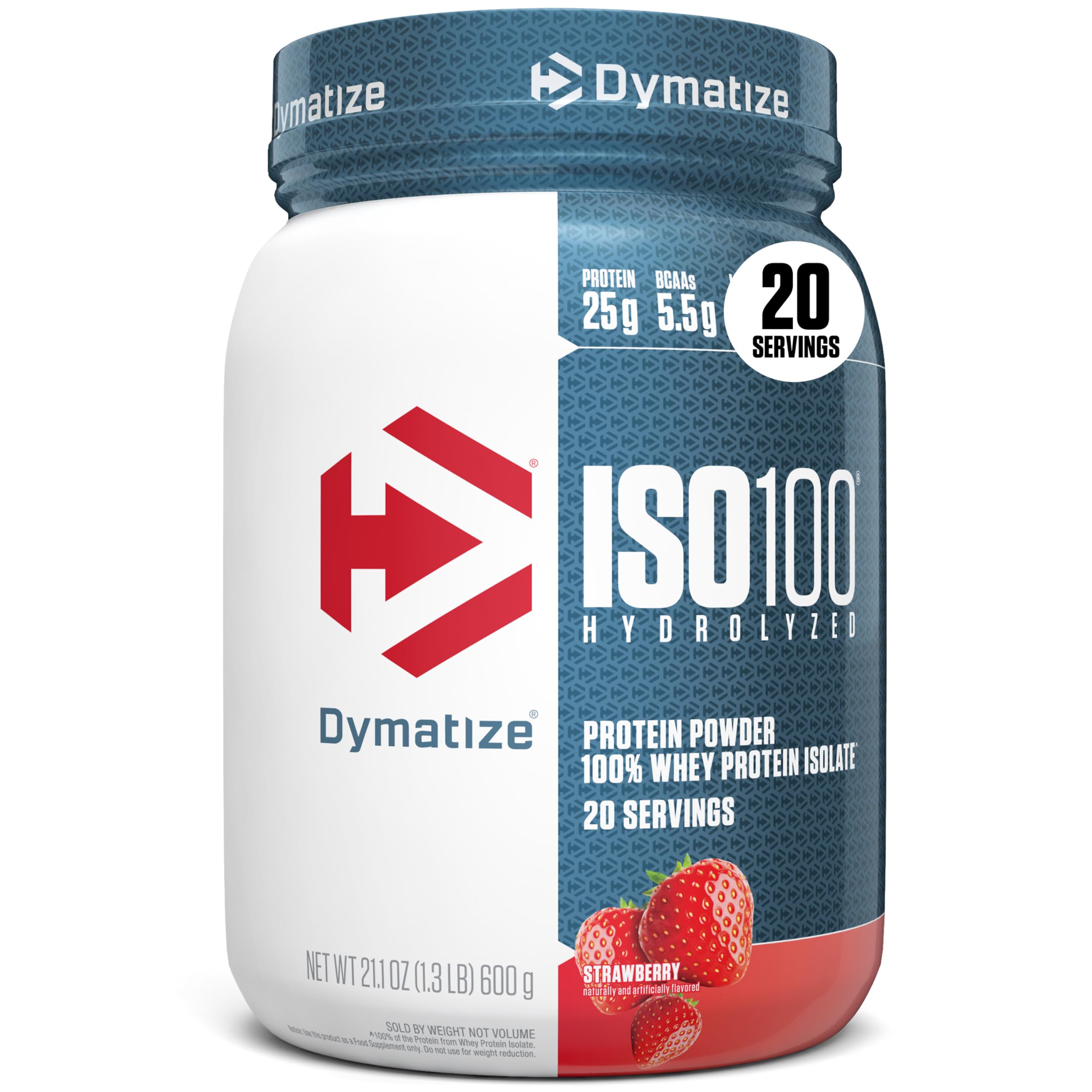 Dymatize ISO 100 20 Serving Strawberry 610 Gm Strawberry 20 serv