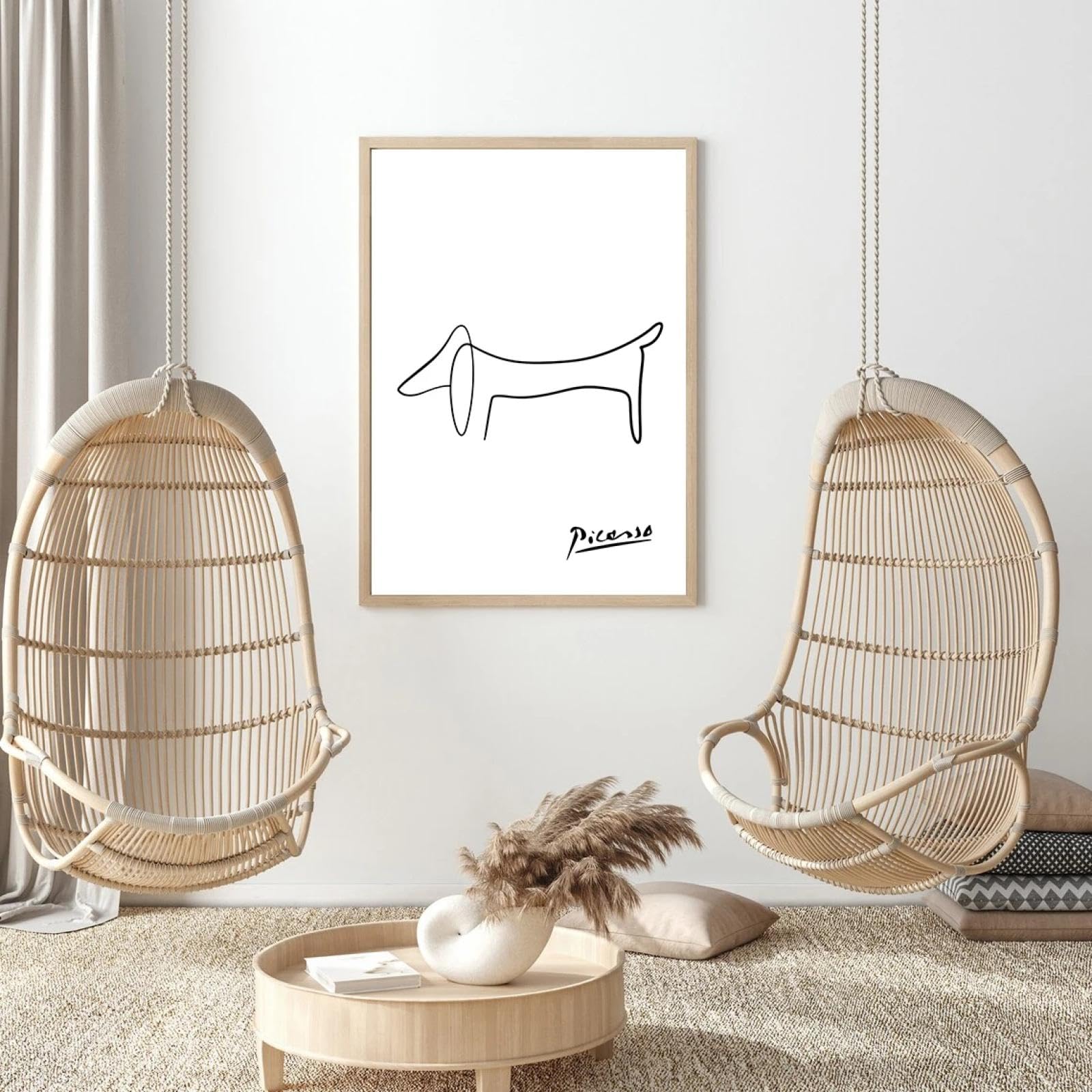Picasso Colombe de la Paix poster minimaliste pour moderniser un mur