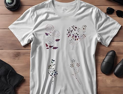 Miniatura 3 de Flowers Floral Roses Flower Pattern 13 Stencil Template Reusable for Painting on Walls, Wood, Arts and Crafts (769) - 8.5 x 11 Inches