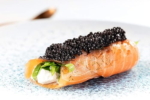 Miniatura 7 de Eurocaviar Shikran - Perlas de caviar negro de arenque ahumado, 3.52 oz [3.53 oz] [Alternativa de caviar premium]