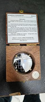 Spherical Crown Densiometer with Grid and Leveling Bubble Densiometer Forestry Suppliers Convex Scientific Collectors Enthusiasts.