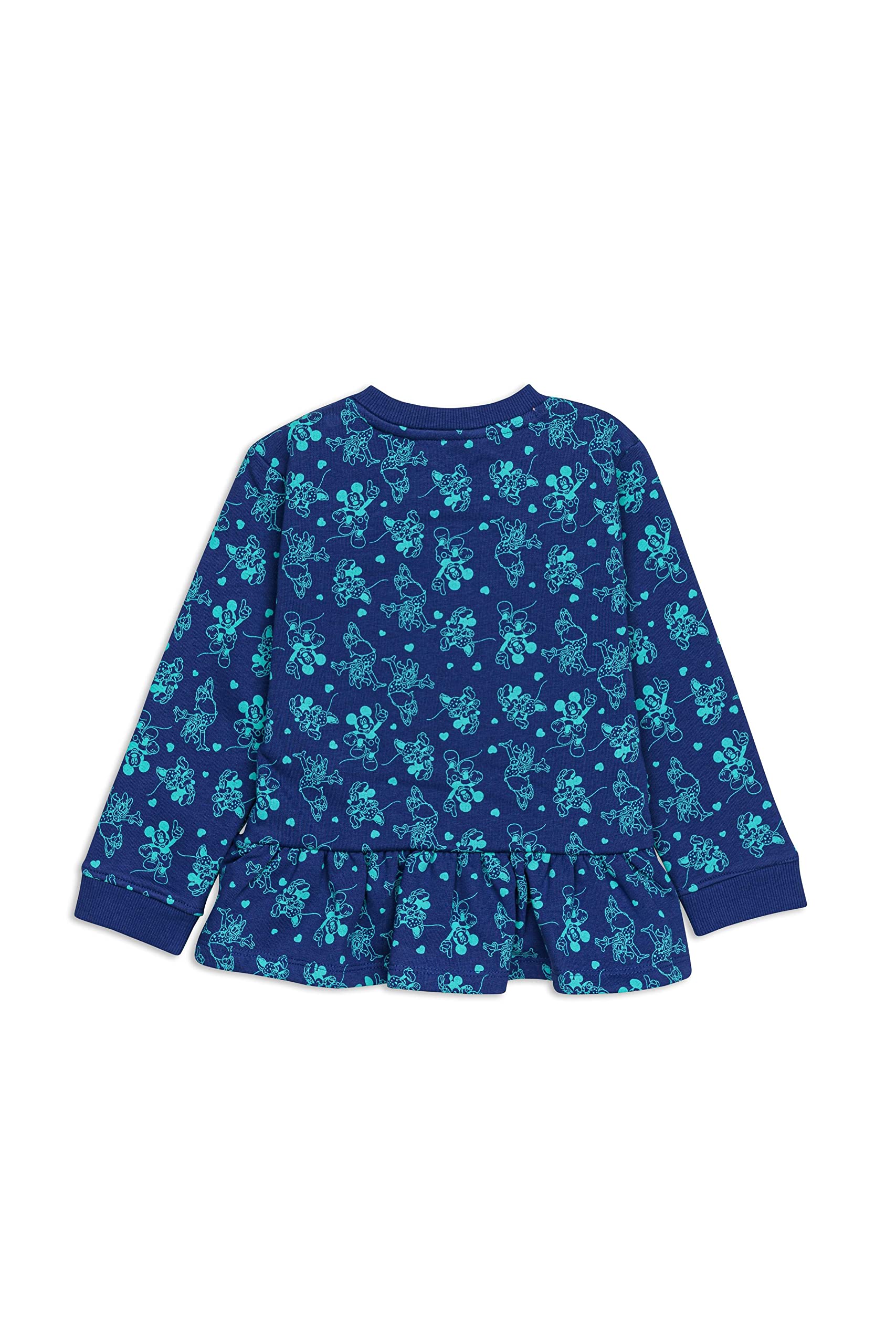 H by Hamleys Infant Girls Printed Navy Sweatshirt (_8905450117518_Navy_6-9M_) 1