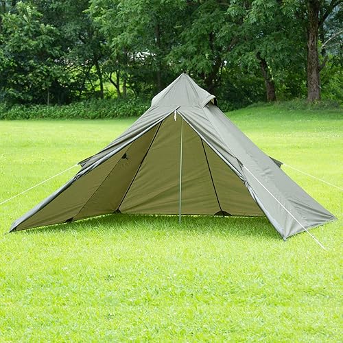 Miniatura 5 de BUNDOK Solo Teepee BDK-75 Single Pole Tent, Compact Storage, Storage Case Included