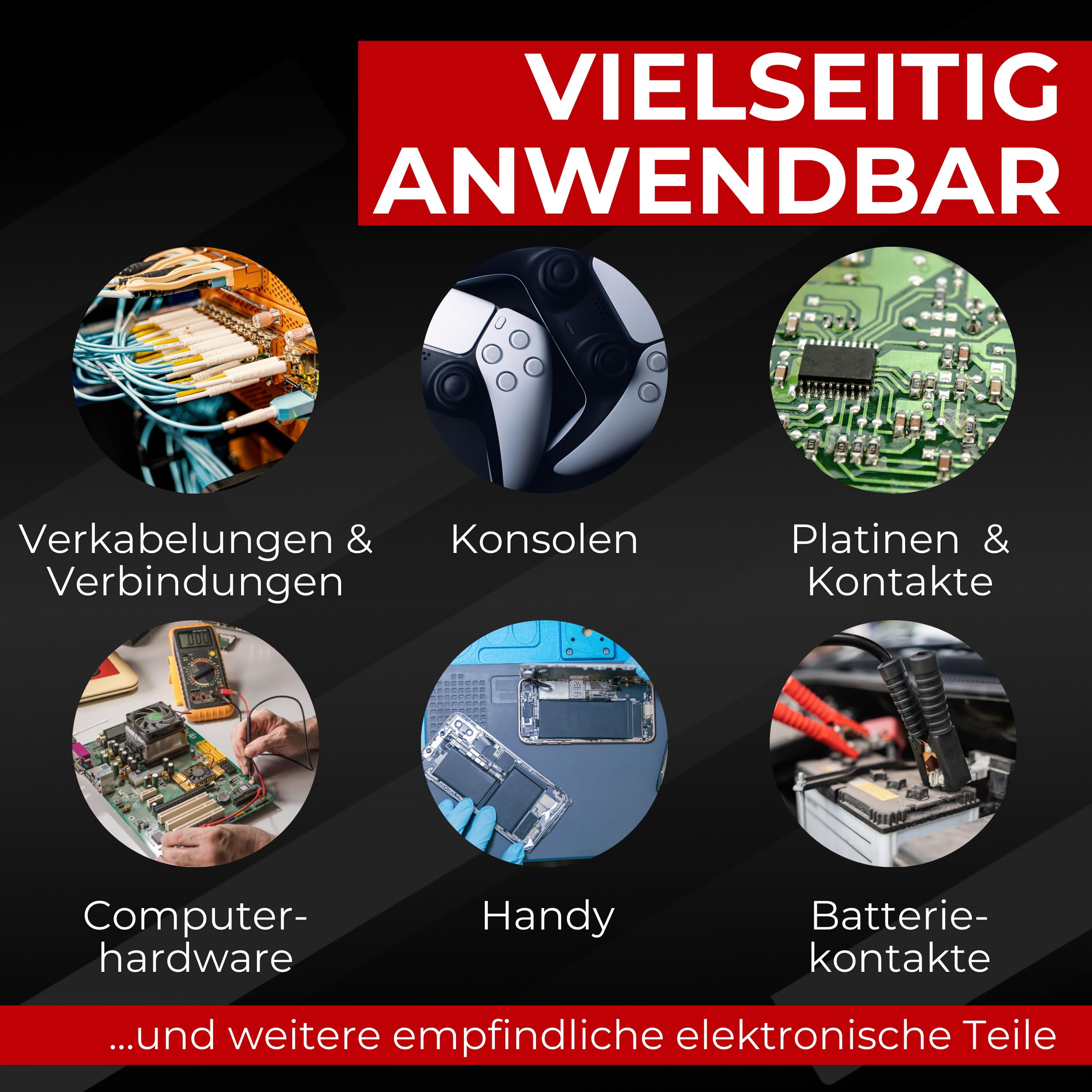 BRESTOL® KONTAKTREINIGER 4x 400 ml für Elektronik, Elektronikreiniger Platinenreiniger Raspberry-Pi Sicherheits-Reinigungsspray Lithiumsprühfett Kontaktspray Elektro-Reiniger Elektronik-Reiniger