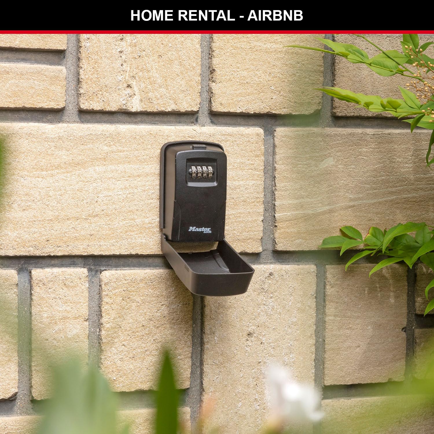 MASTER LOCK Key Safe Wall Mounted with Removeable Cover Medium Size Outdoor, Mounting Kit, for Home Office Industry 5430EURD - Image 4
