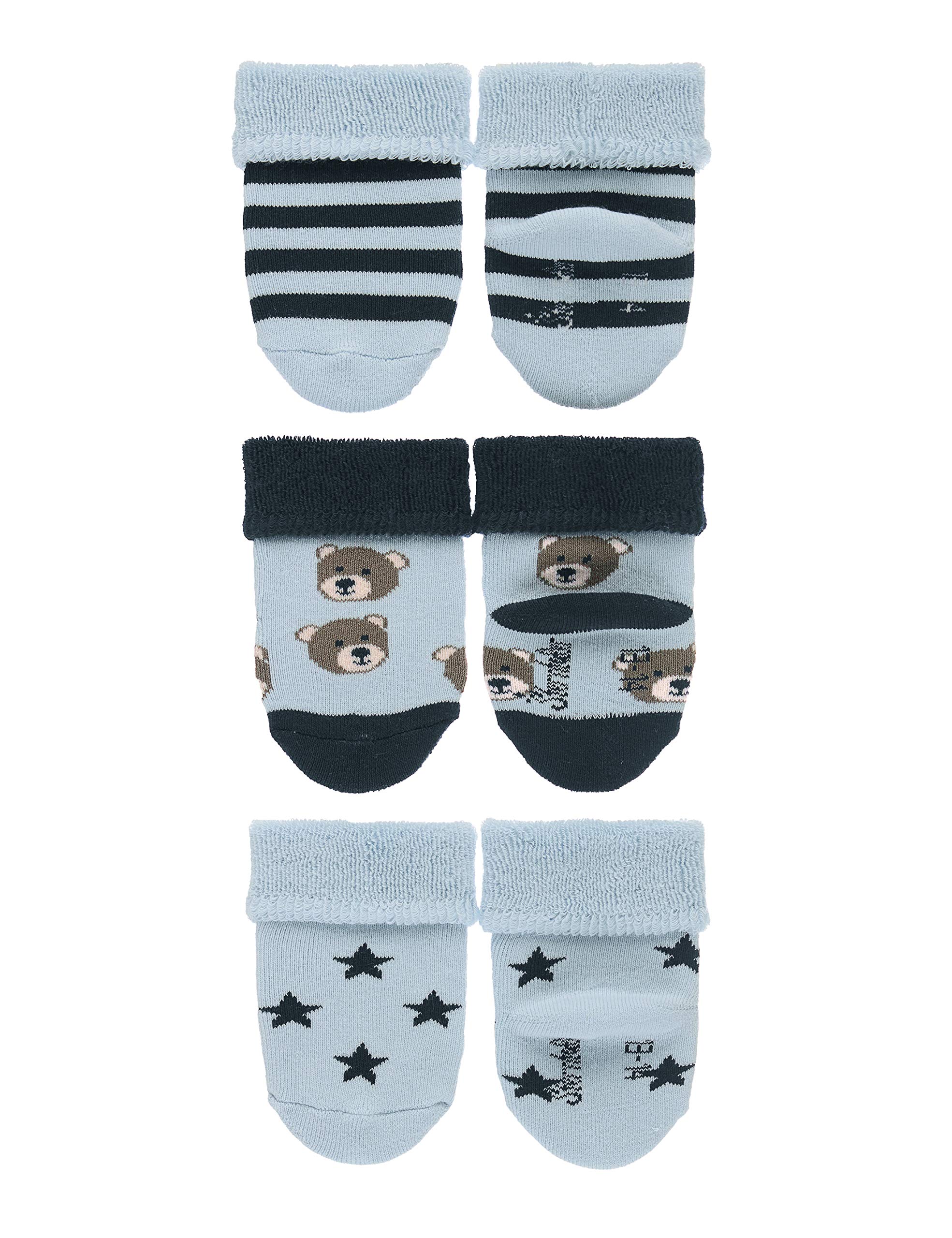 Sterntaler skarpety Niemowlęta - chłopcy Baby-söckchen 3er-pack