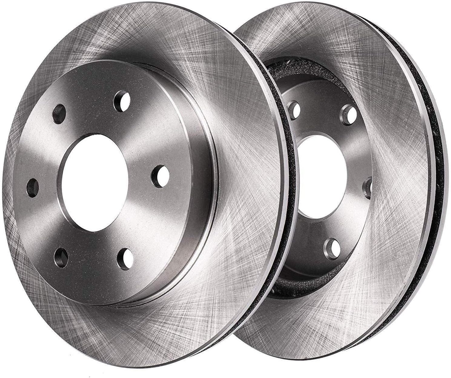 Detroit Axle - Rear Disc Rotors & Brake Pads + 24pc Wheel Lug Nuts w/keys Replacement for Chevy Traverse GMC Acadia Buick Enclave Outlook - 30pc Set