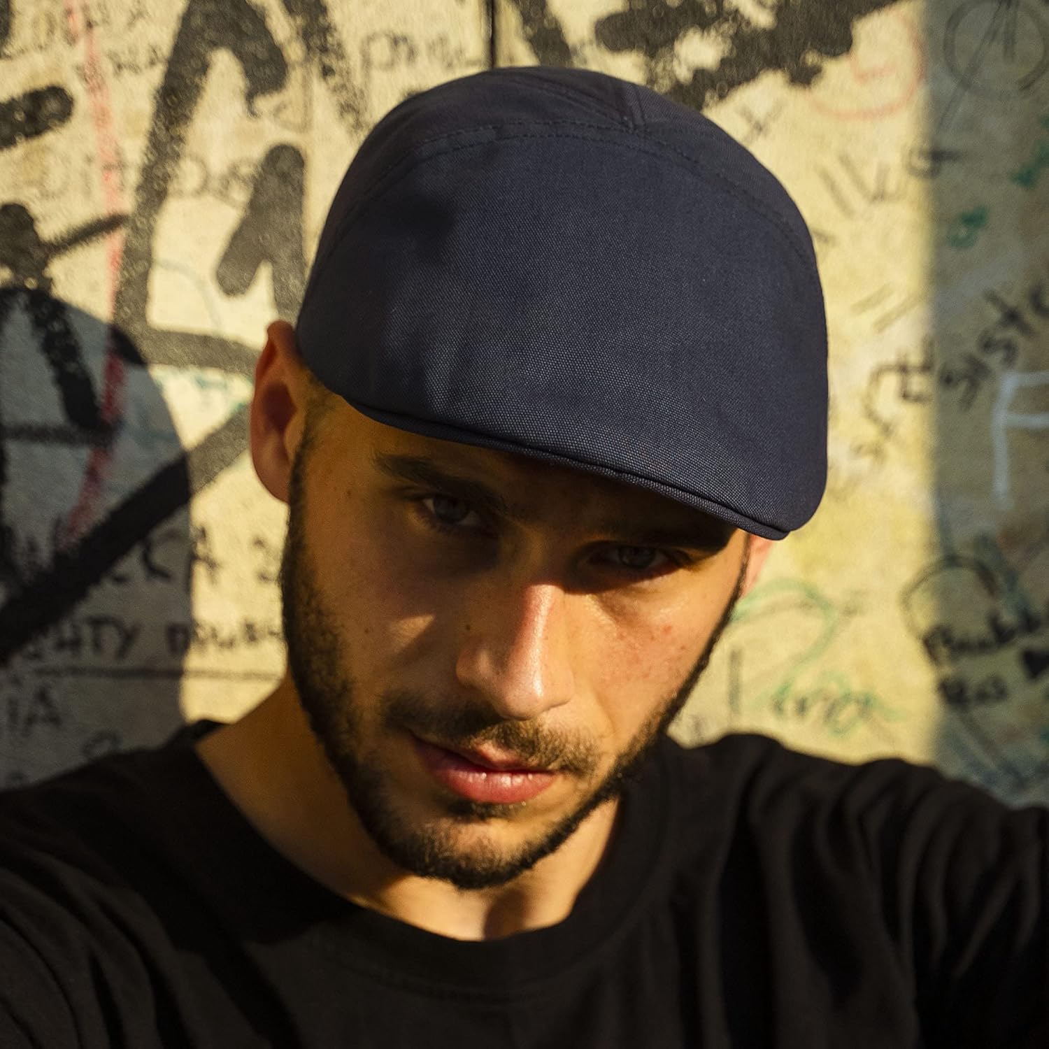 Sterkowski Ivy Five Newsboy | 100% Softened Cotton Flat Cap for Men | Breathable Airy 5 Panels Cap Without Lining - Image 5