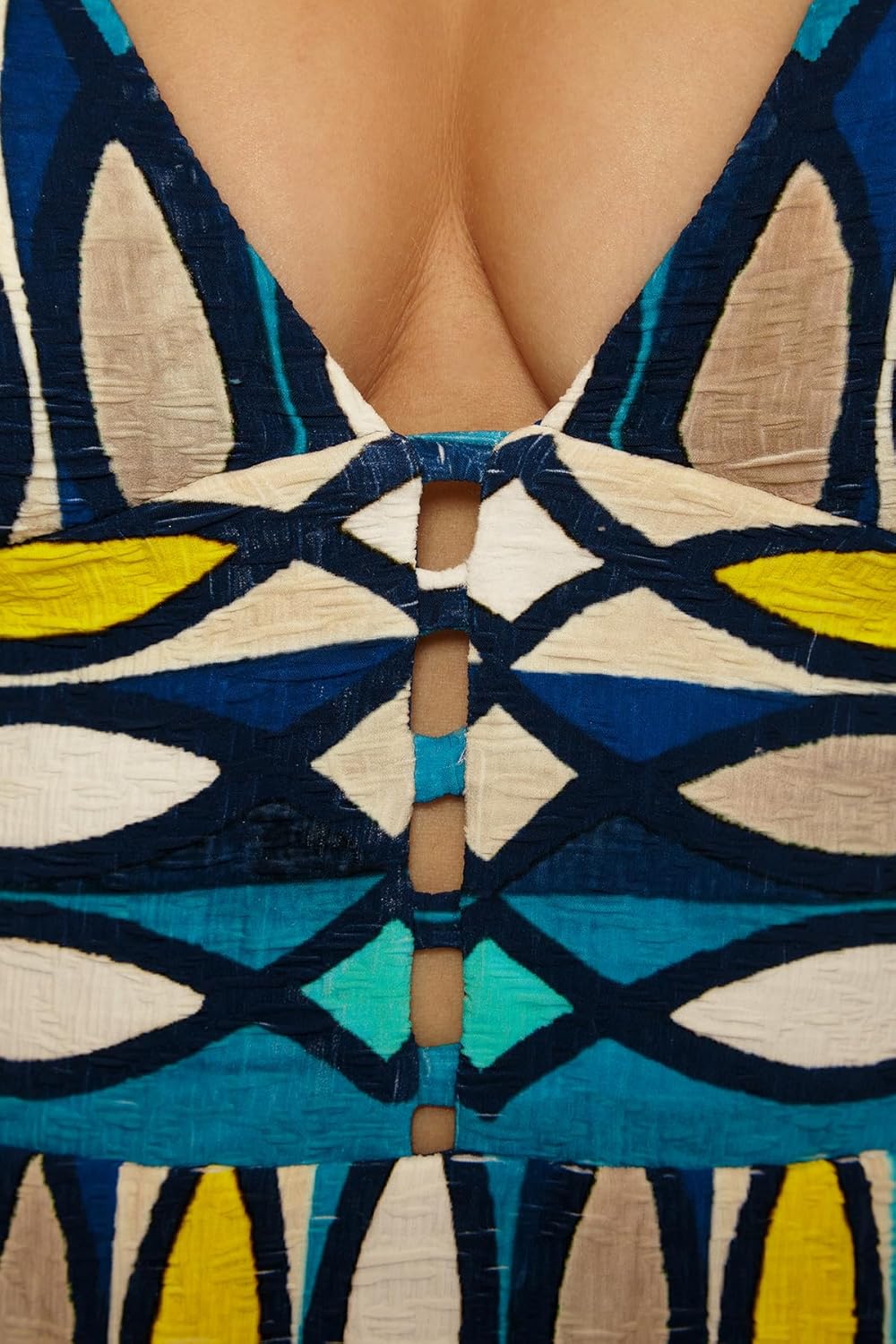 Trina Turk Womens Paros Empire One Piece Swimsuit, Adjustable, Bathing Suits for Women - Image 5