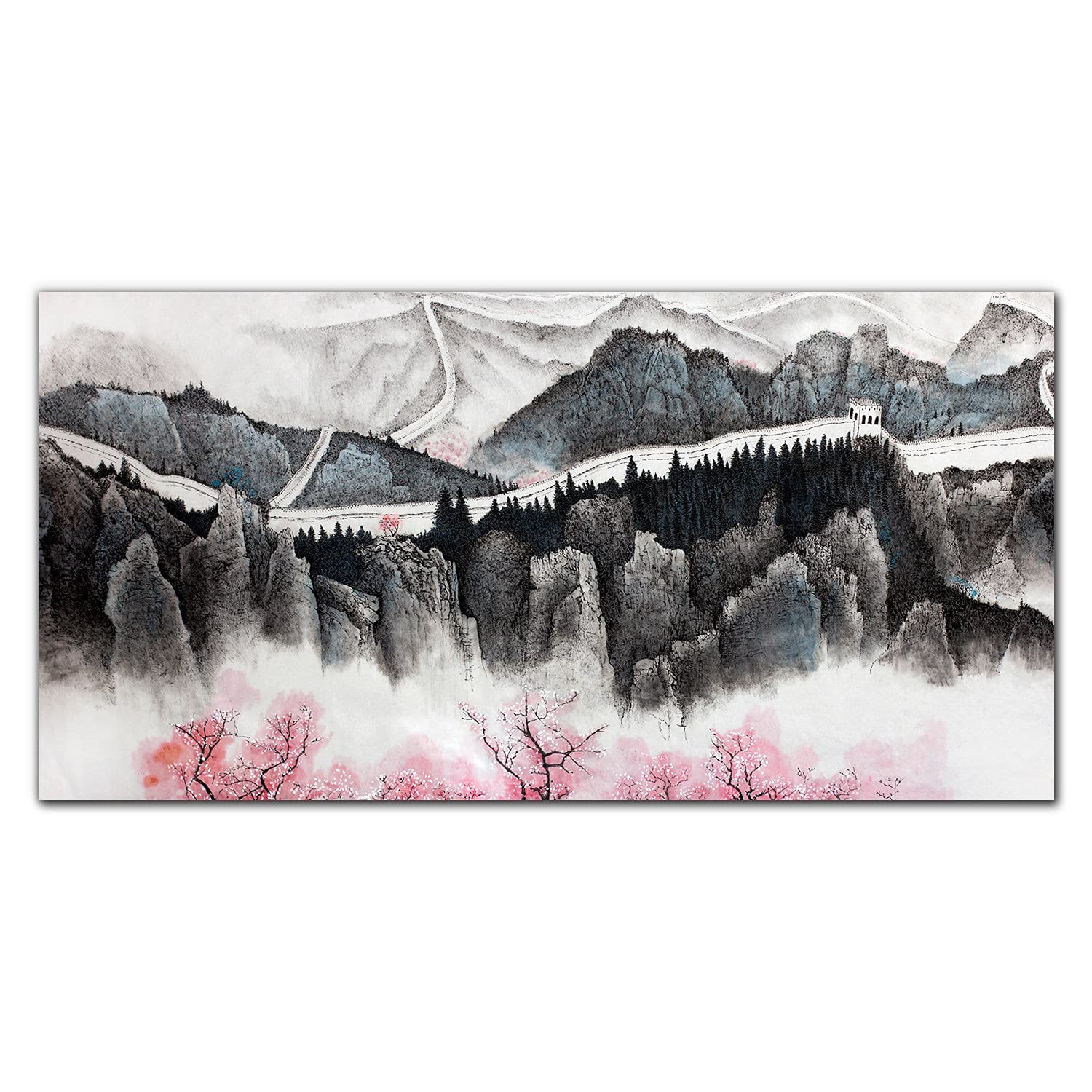 Dosseret en verre trempé pour cuisine décor forêt 140x70cm