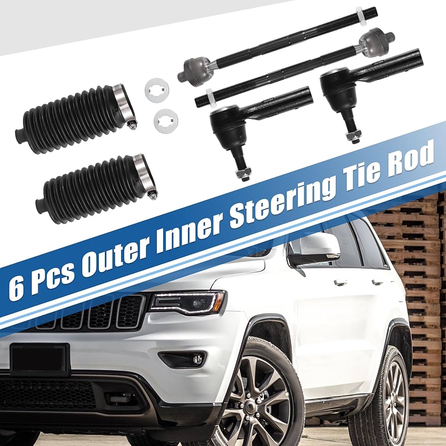 Amazon.com: X AUTOHAUX 6 Pcs Front Inner Outer Tie Rod Ends